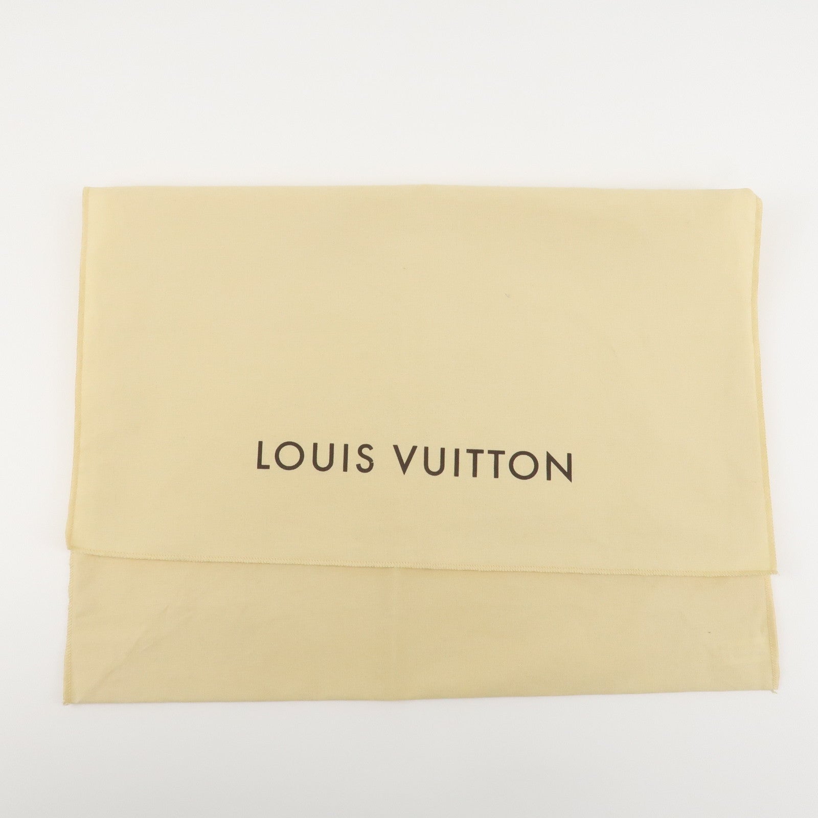 Louis Vuitton Set Of 10 Dust Bag Storage Bag Flap Style Beige Used