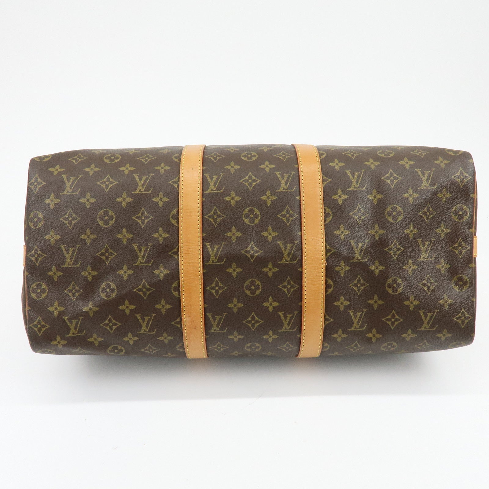 Louis Vuitton Monogram Keep All Bandouliere 50 Boston Bag M41416