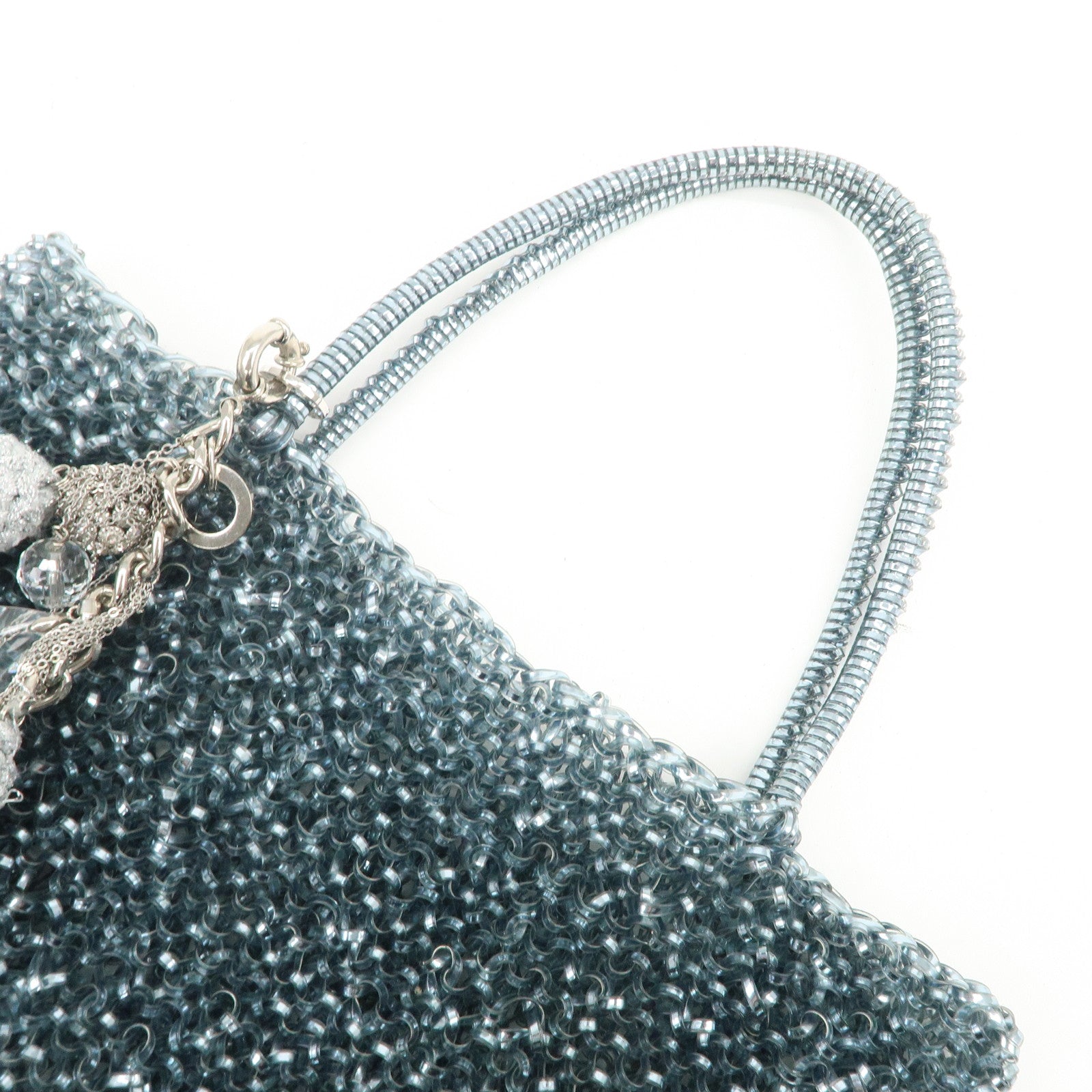ANTEPRIMA PVC Wire Bag Tote Bag Hand Bag Silver