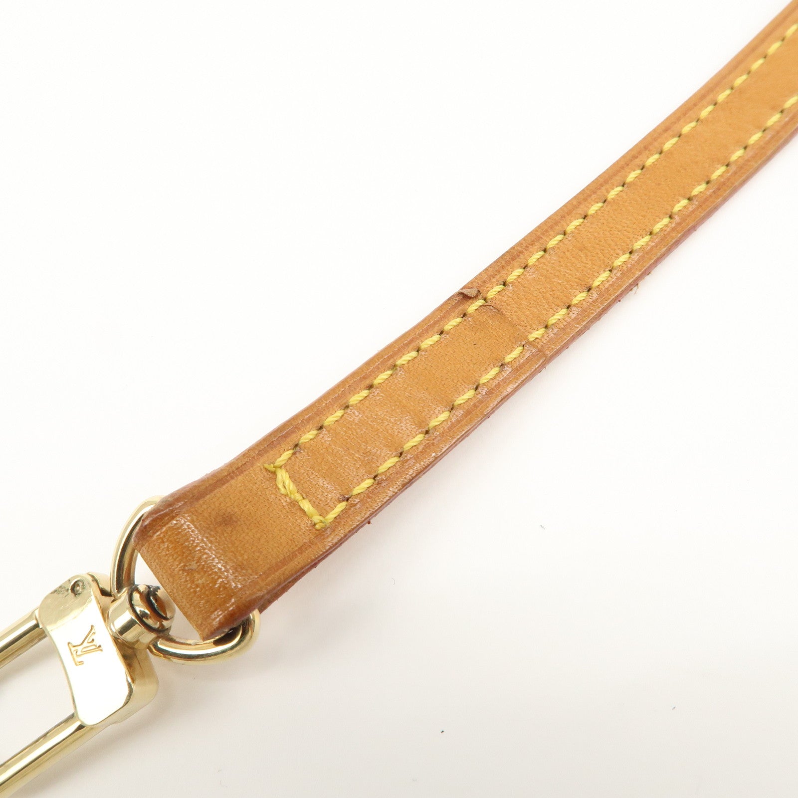 Louis Vuitton Nume Leather Shoulder Strap 120cm Natural J00145 Used
