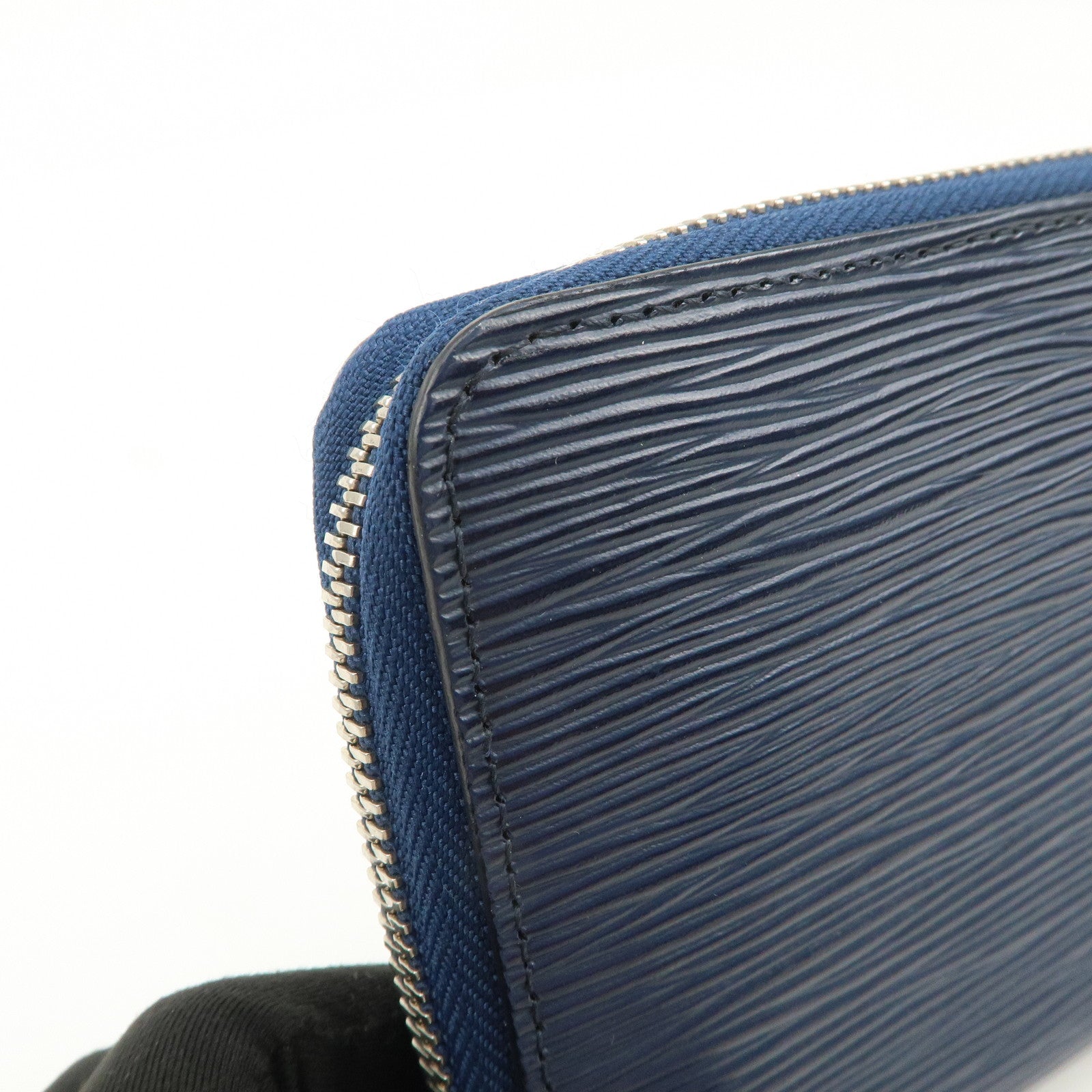 Louis Vuitton Epi leather Zippy Long Wallet Andigo Blue M61873 Used