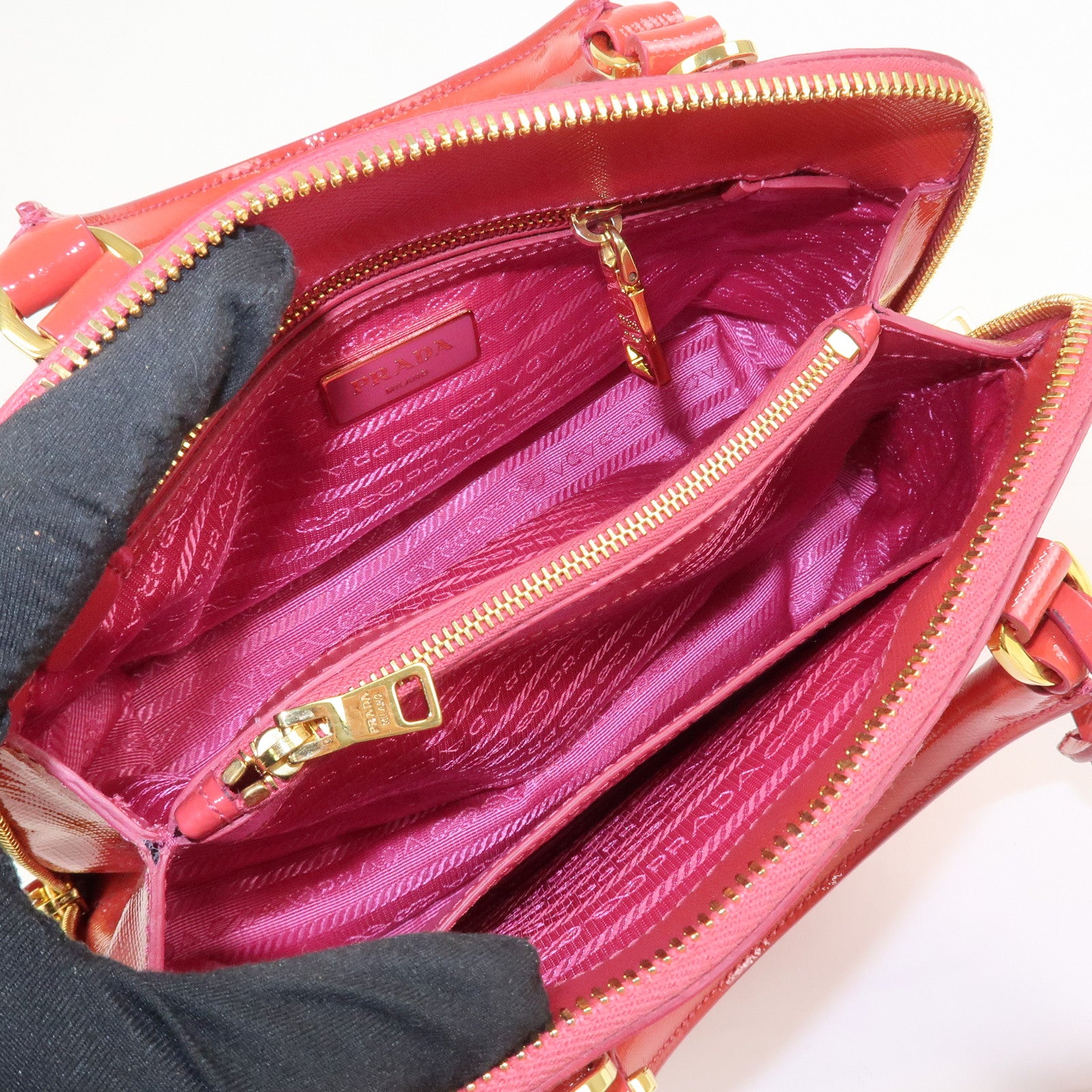 PRADA Promenade Small Saffiano 2Way Hand Shoulder Bag BL0838