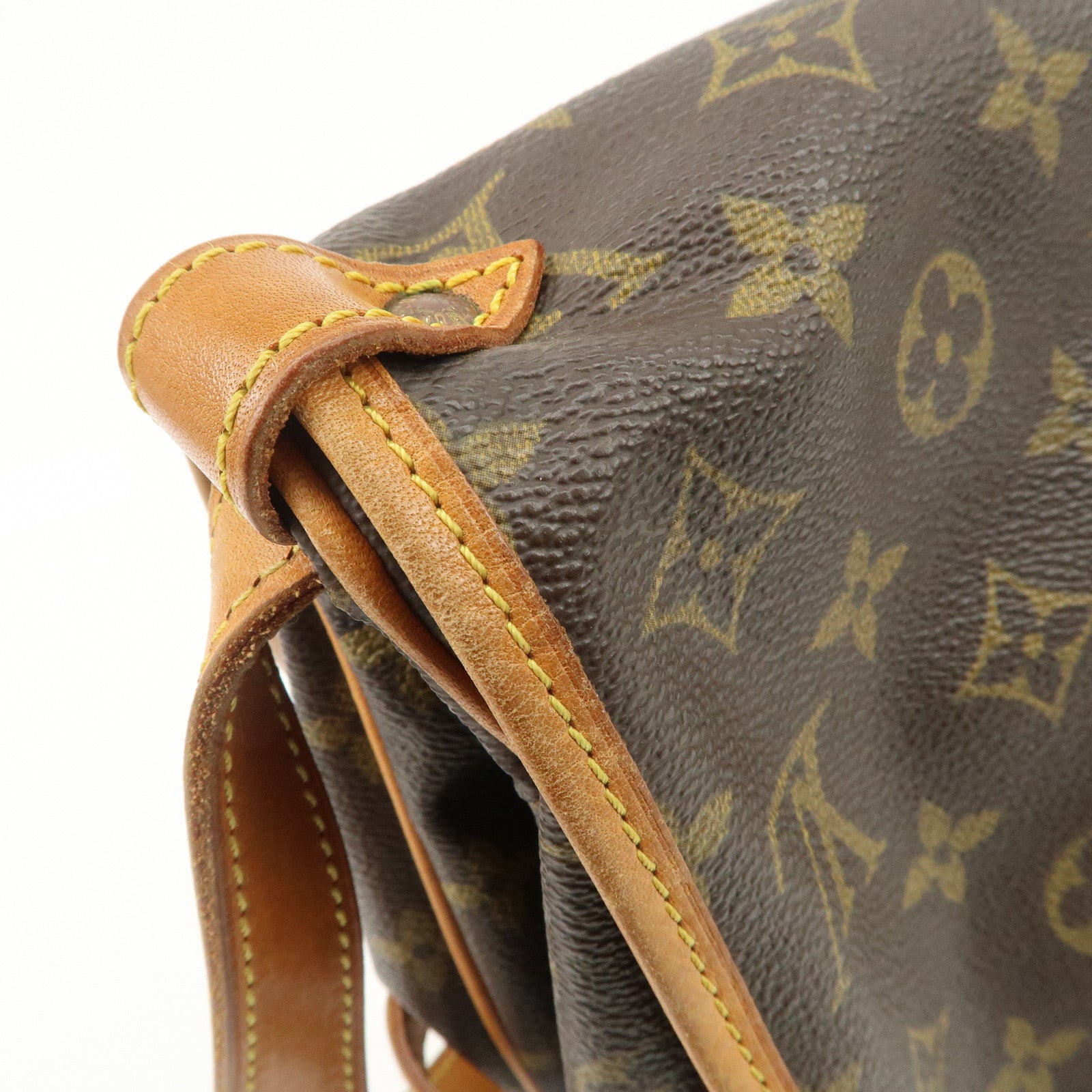 Louis Vuitton Monogram Saumur 30 Shoulder Bag Brown M42256 Used