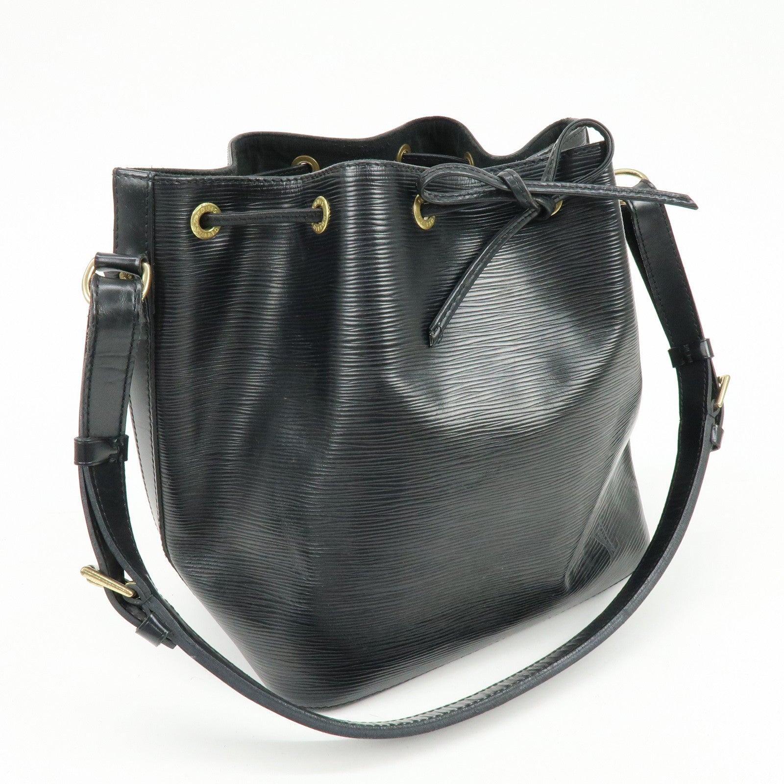 Louis Vuitton Epi Petit Noe Shoulder Bag Hand Bag Noir Black M59012