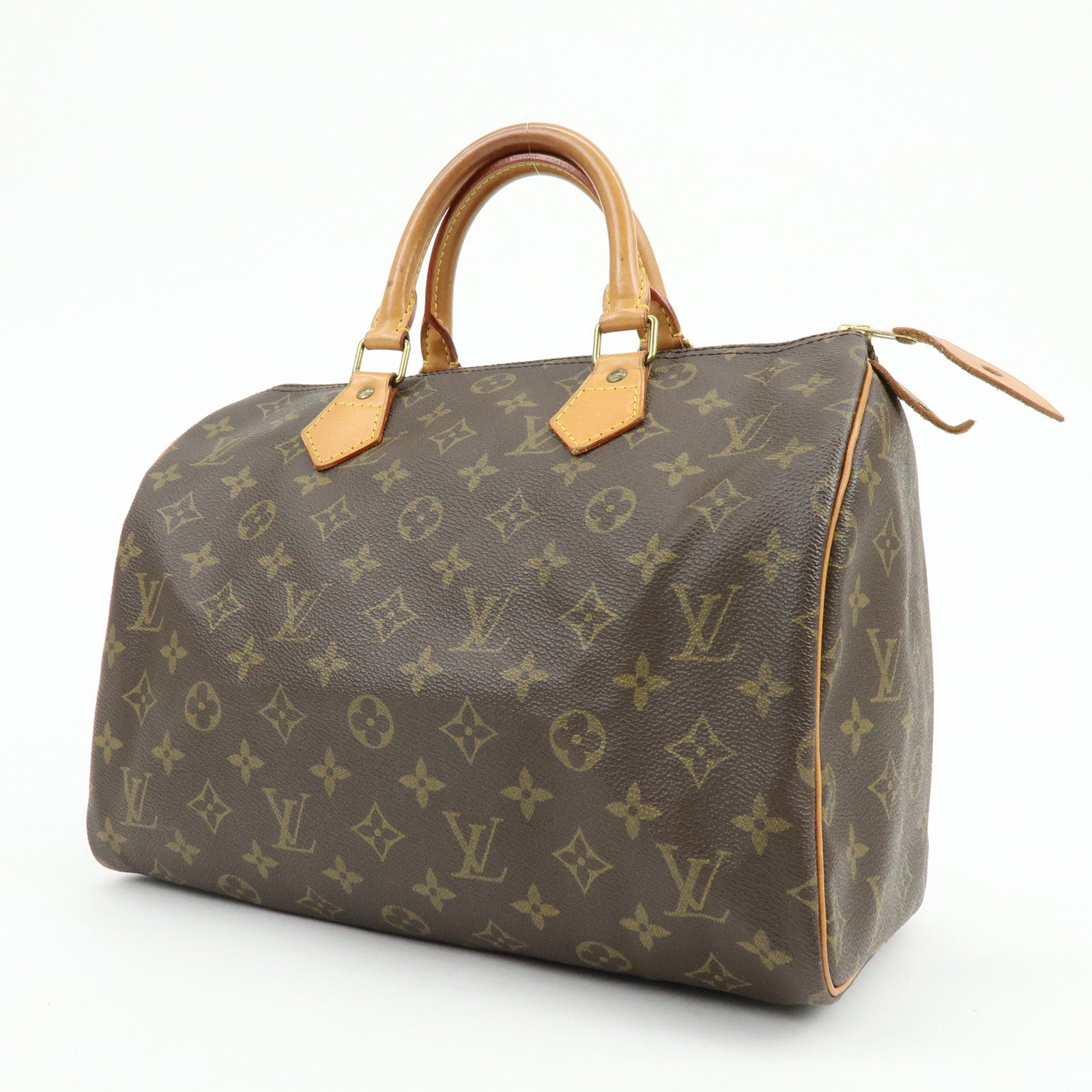 Louis Vuitton Monogram Speedy 30 Boston Bag Hand Bag Brown M41526