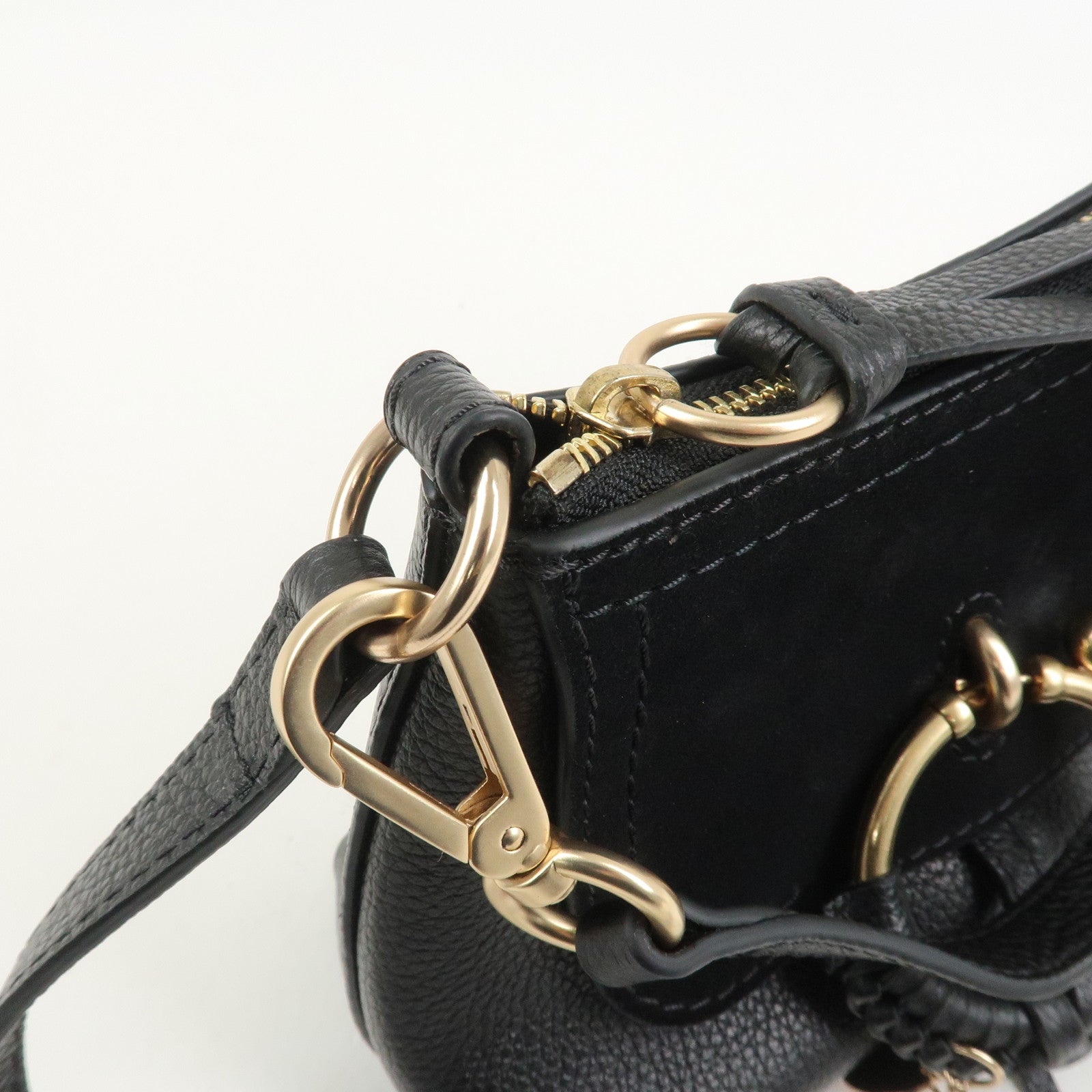 Chloe See by Chloe Joan 2WAY Bag Shoulder Bag Hand Bag Black