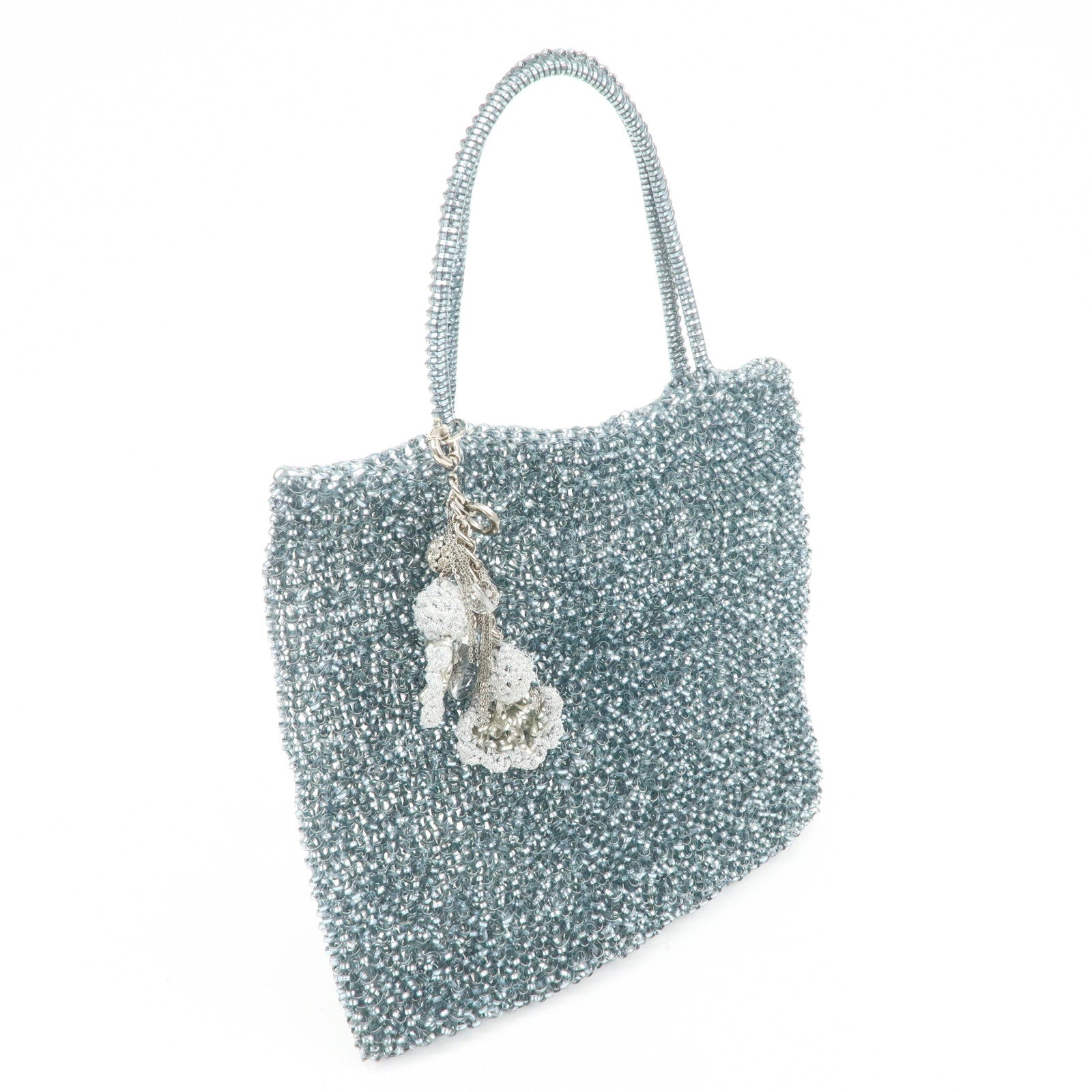 ANTEPRIMA PVC Wire Bag Tote Bag Hand Bag Silver