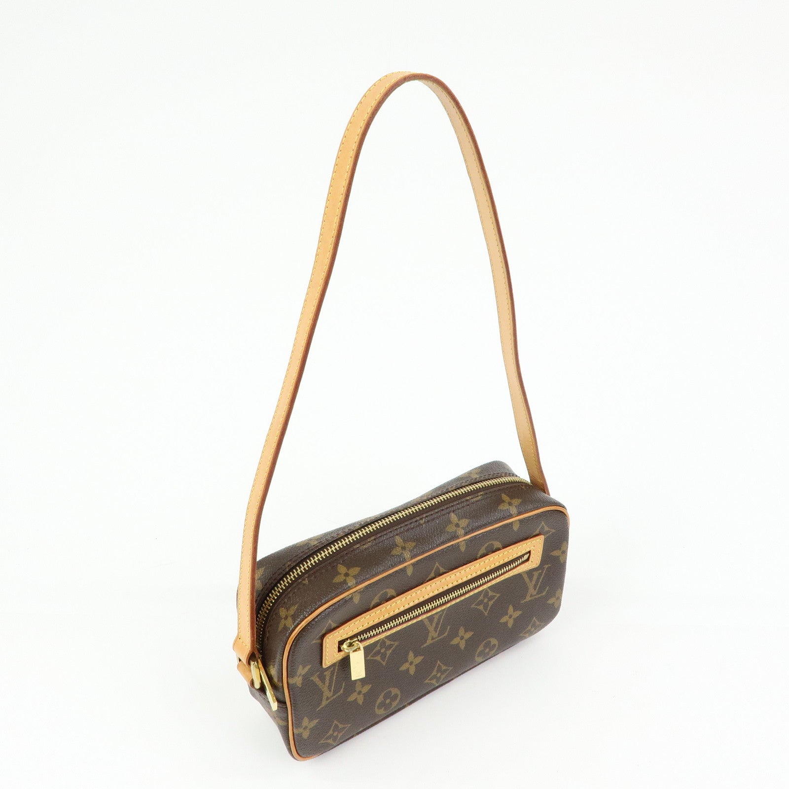 Louis Vuitton Monogram Pochette Cite Shoulder Bag Brown M51183