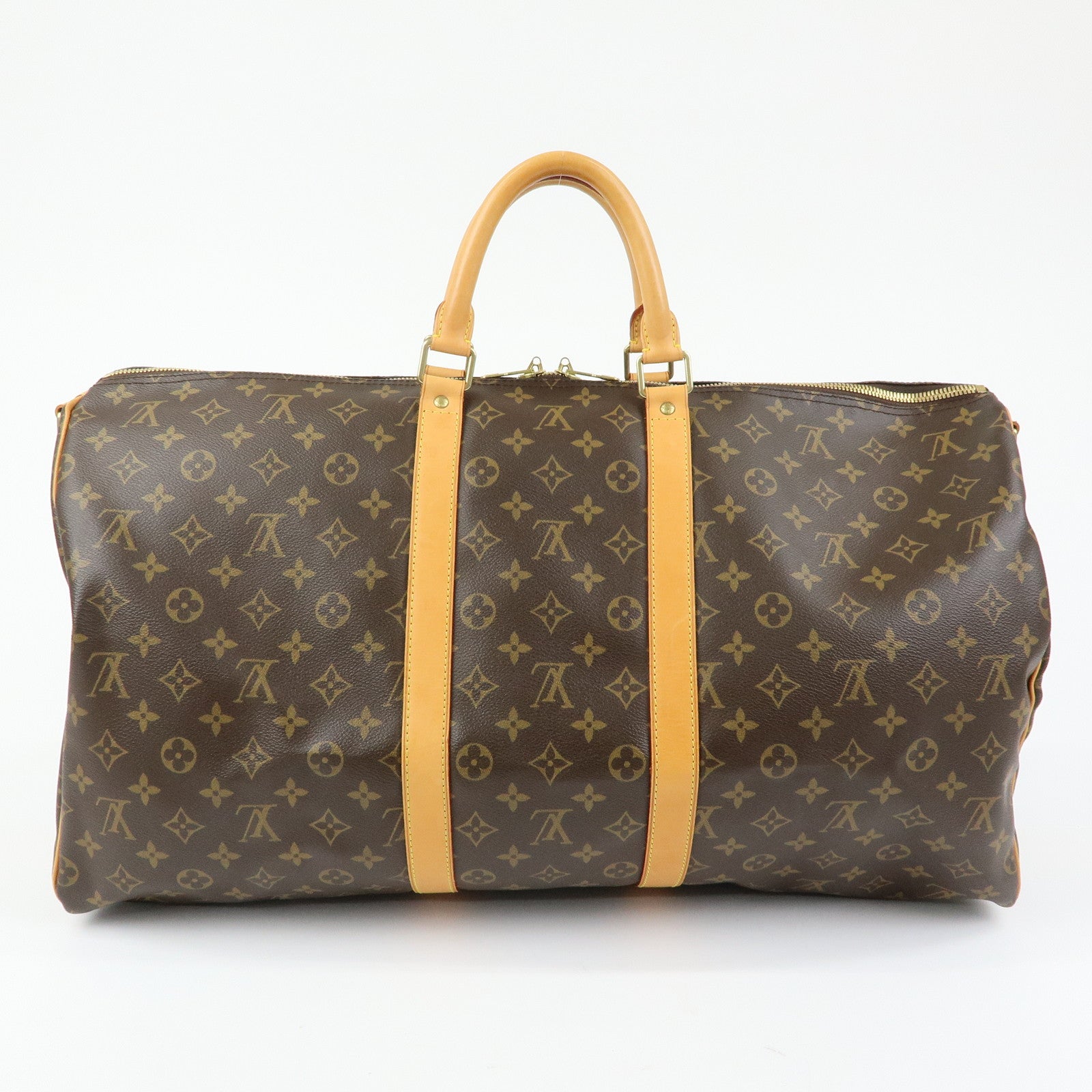 Louis Vuitton Monogram Keep All Bandouliere 55 Boston Bag M41414