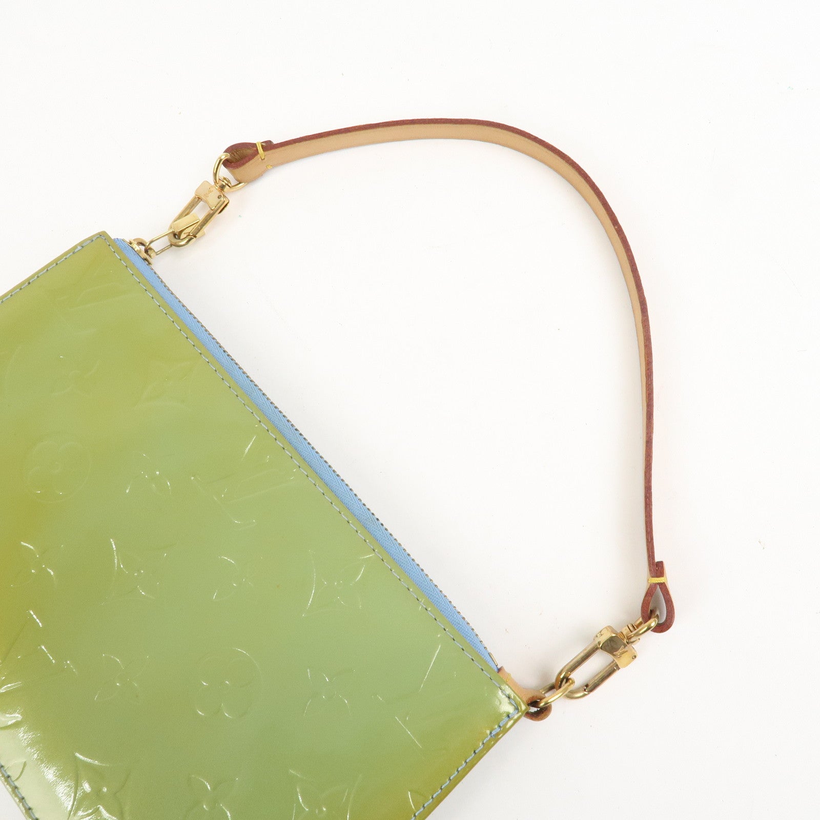 Louis Vuitton Monogram Vernis Lexington Hand Bag Baby Blue M91011