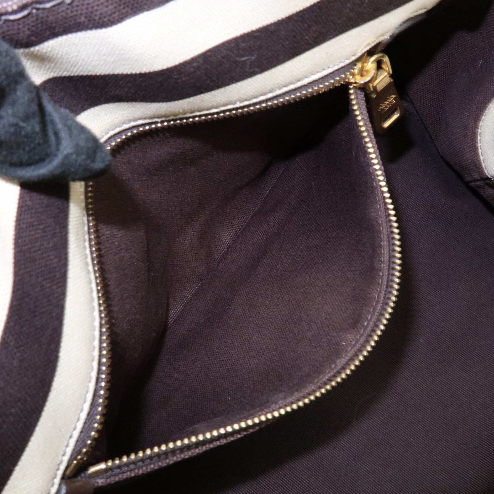PRADA Canapa Triangle Logo Canvas 2Way Hand Bag Shoulder Bag B2642B