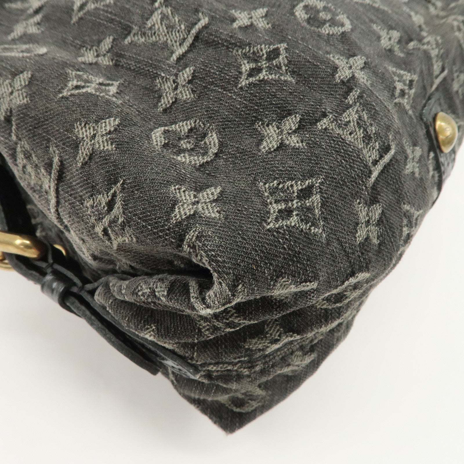 Louis Vuitton Monogram Denim Neo Cabby MM 2Way Bag Noir M95351