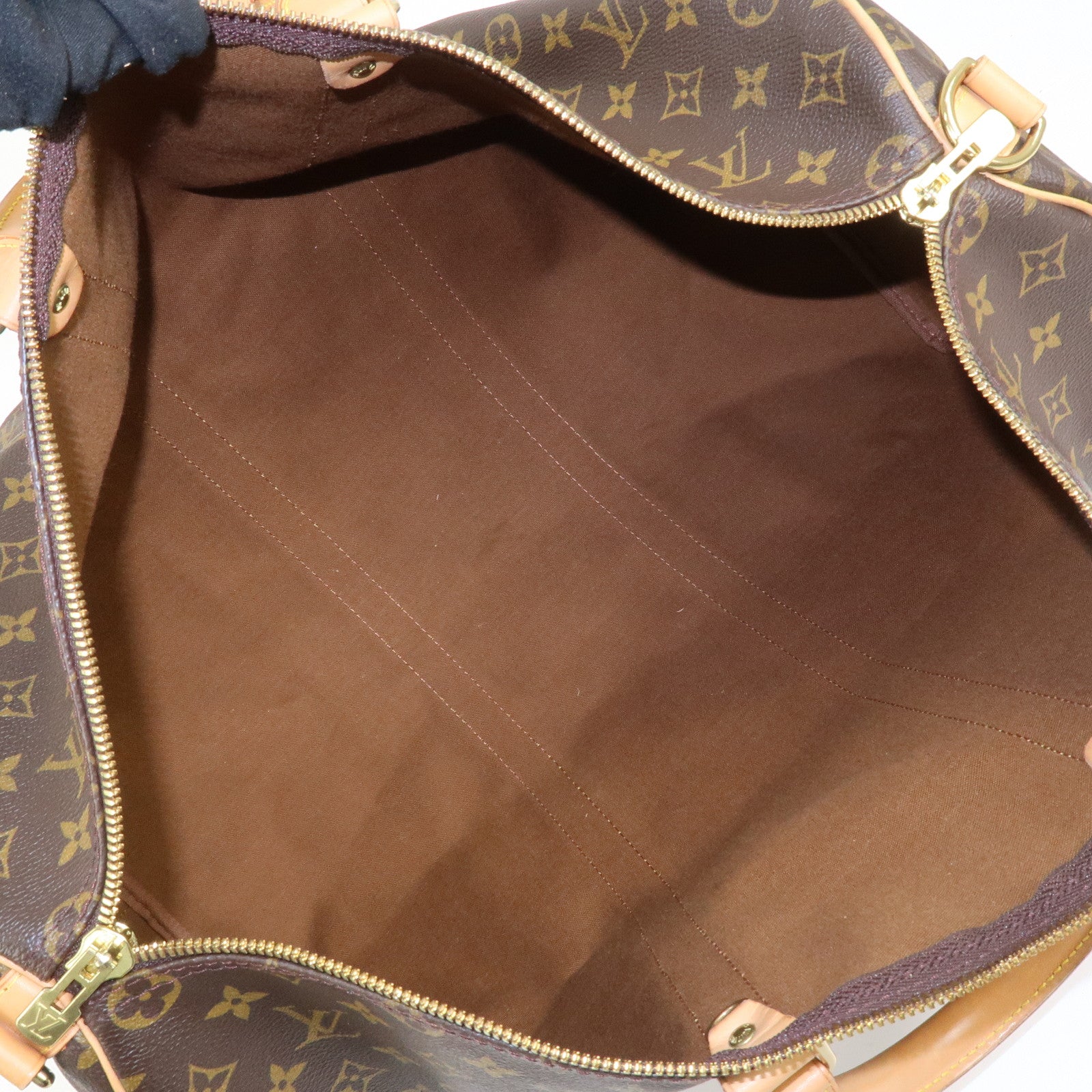 Louis Vuitton Monogram Keep All 50 Bandouliere Boston Bag M41416