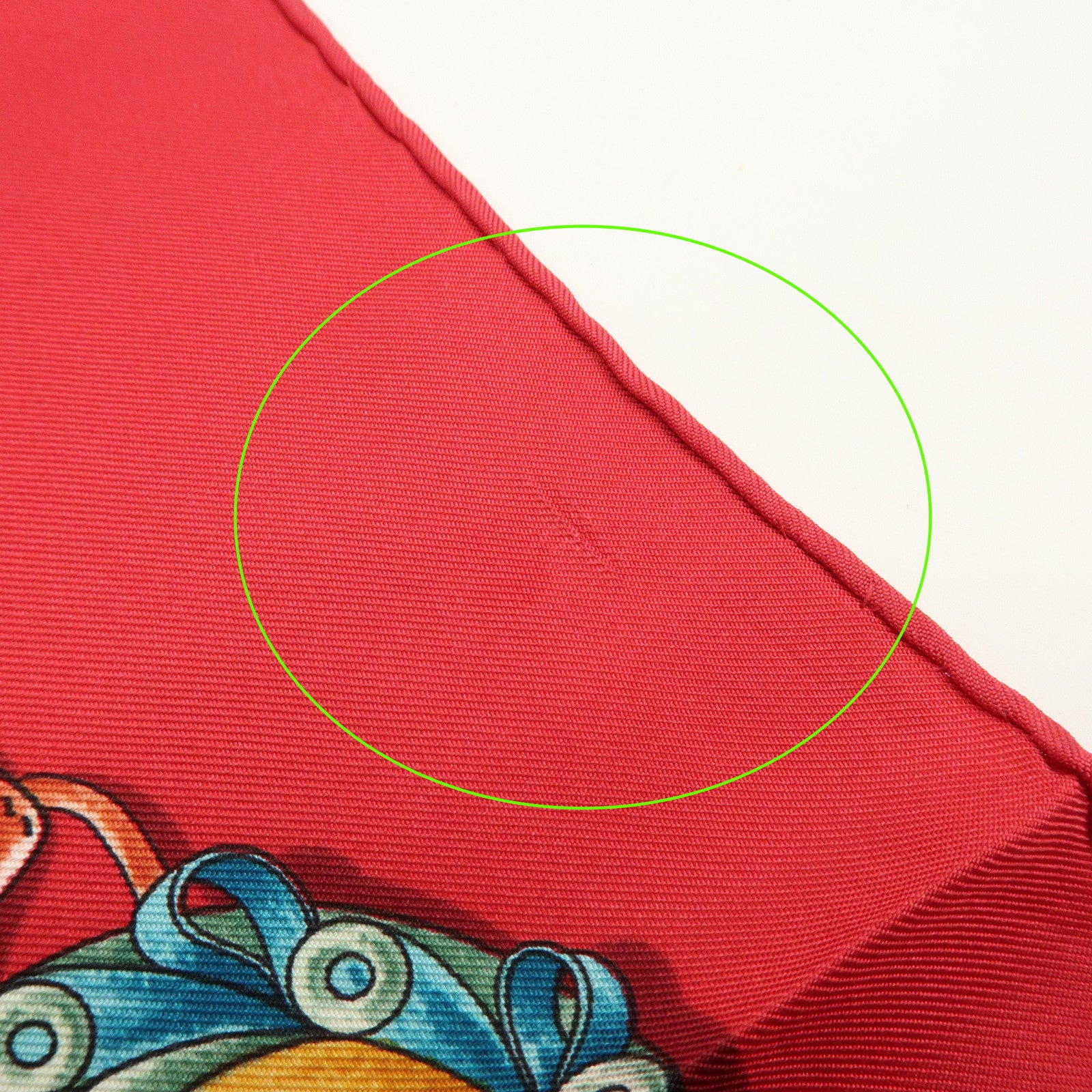 HERMES Carre 90 Silk 100% Scarf Festival Red Pink Blue