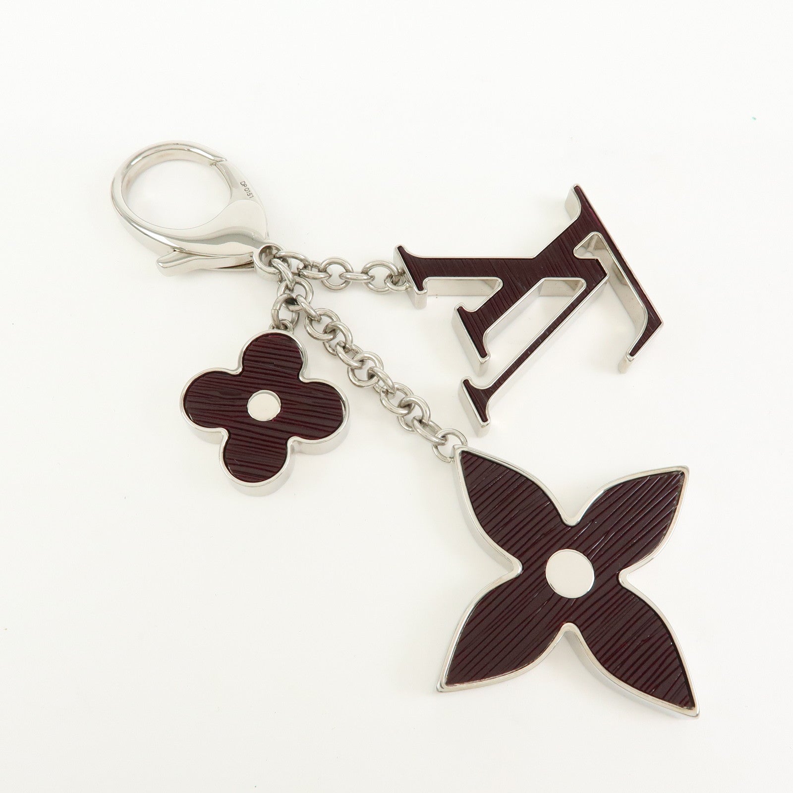 Louis Vuitton Bijou Sac Fleur Metal Bag Charm Key Holder M66368