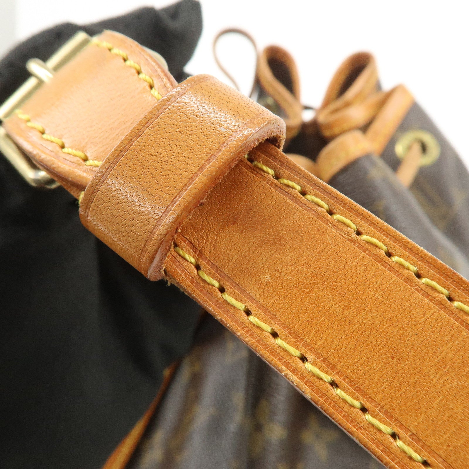 Louis Vuitton Monogram Petit Noe Shoulder Bag Brown M42226