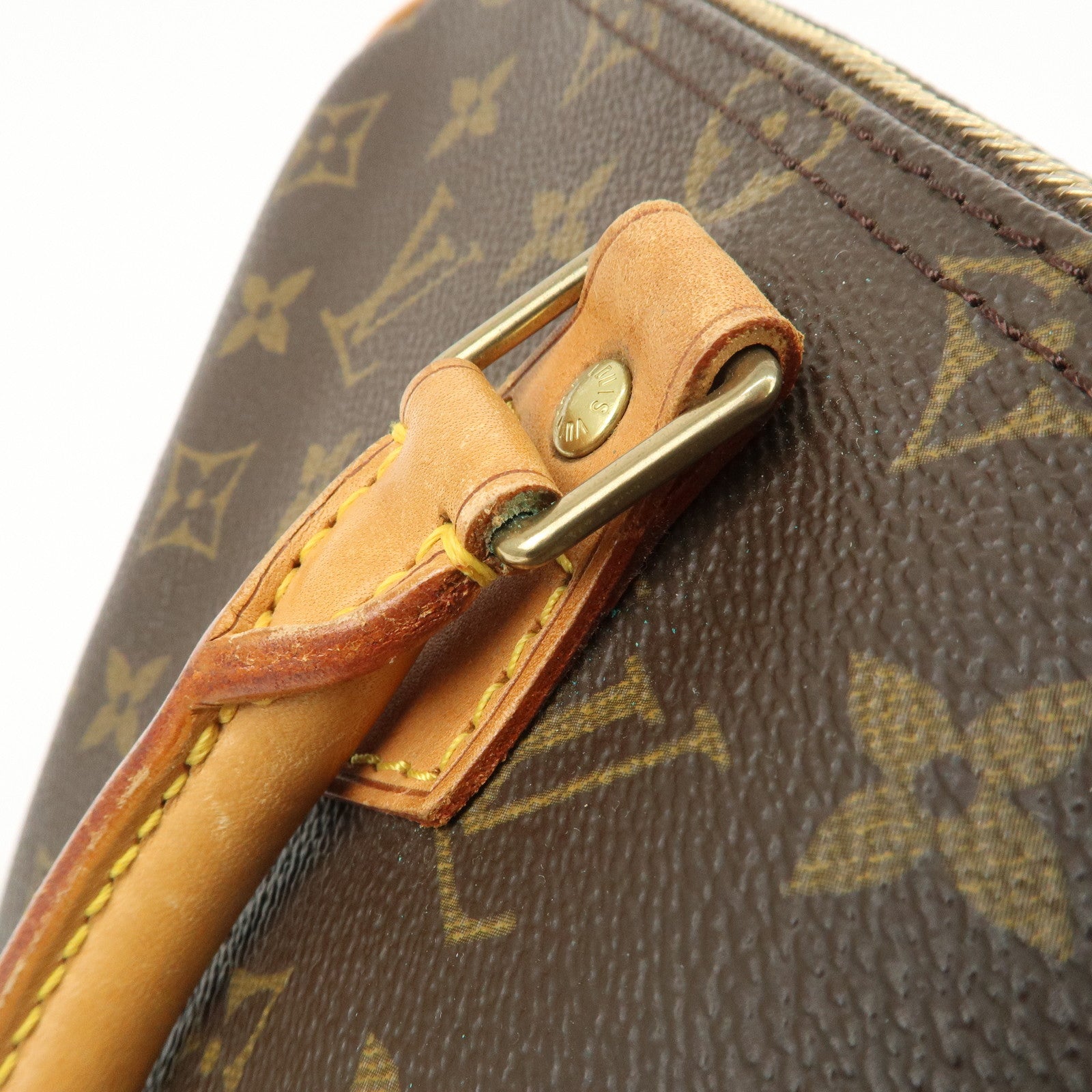 Louis Vuitton Monogram Speedy 35 Boston Bag Brown M41524