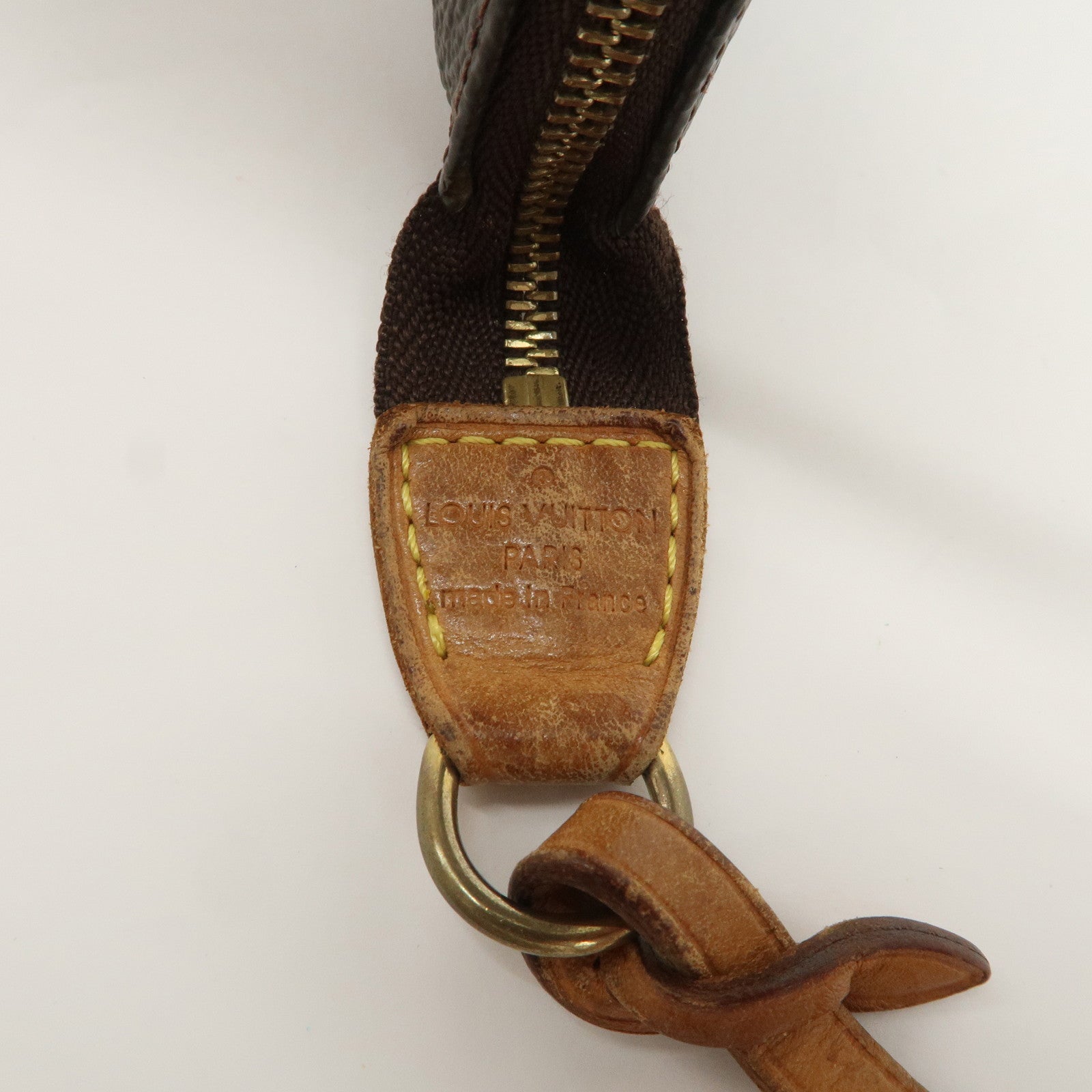 Louis Vuitton Monogram Pochette Accessoires Hand Bag Brown M51980 Used