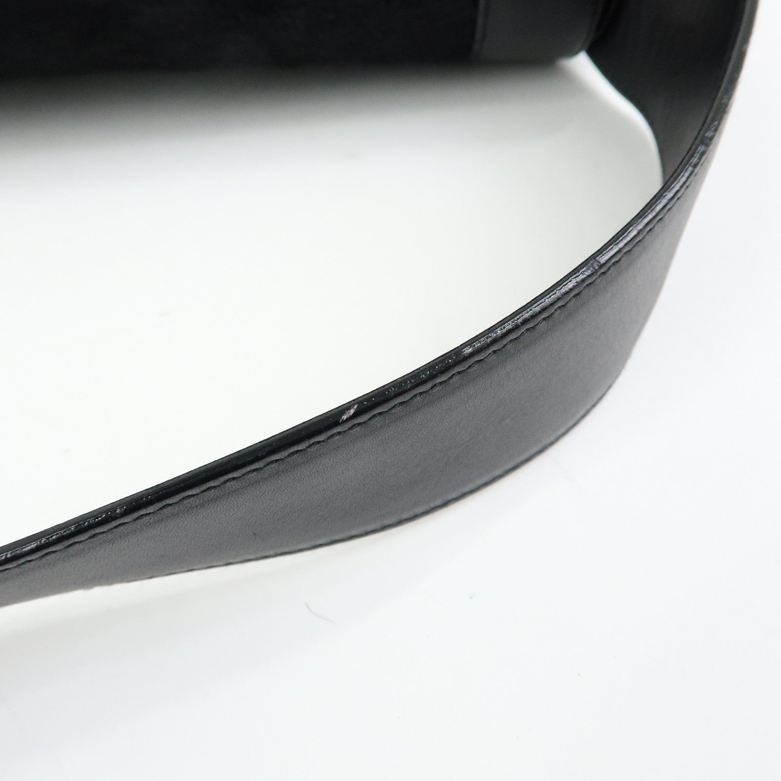 Ferragamo Gancini Calf Hair Leather Shoulder Crossbody Bag Black