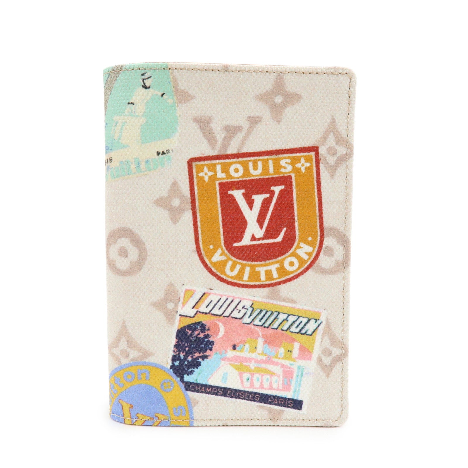 Louis Vuitton Monogram Canvas Couverture Passport Case Dune M14621