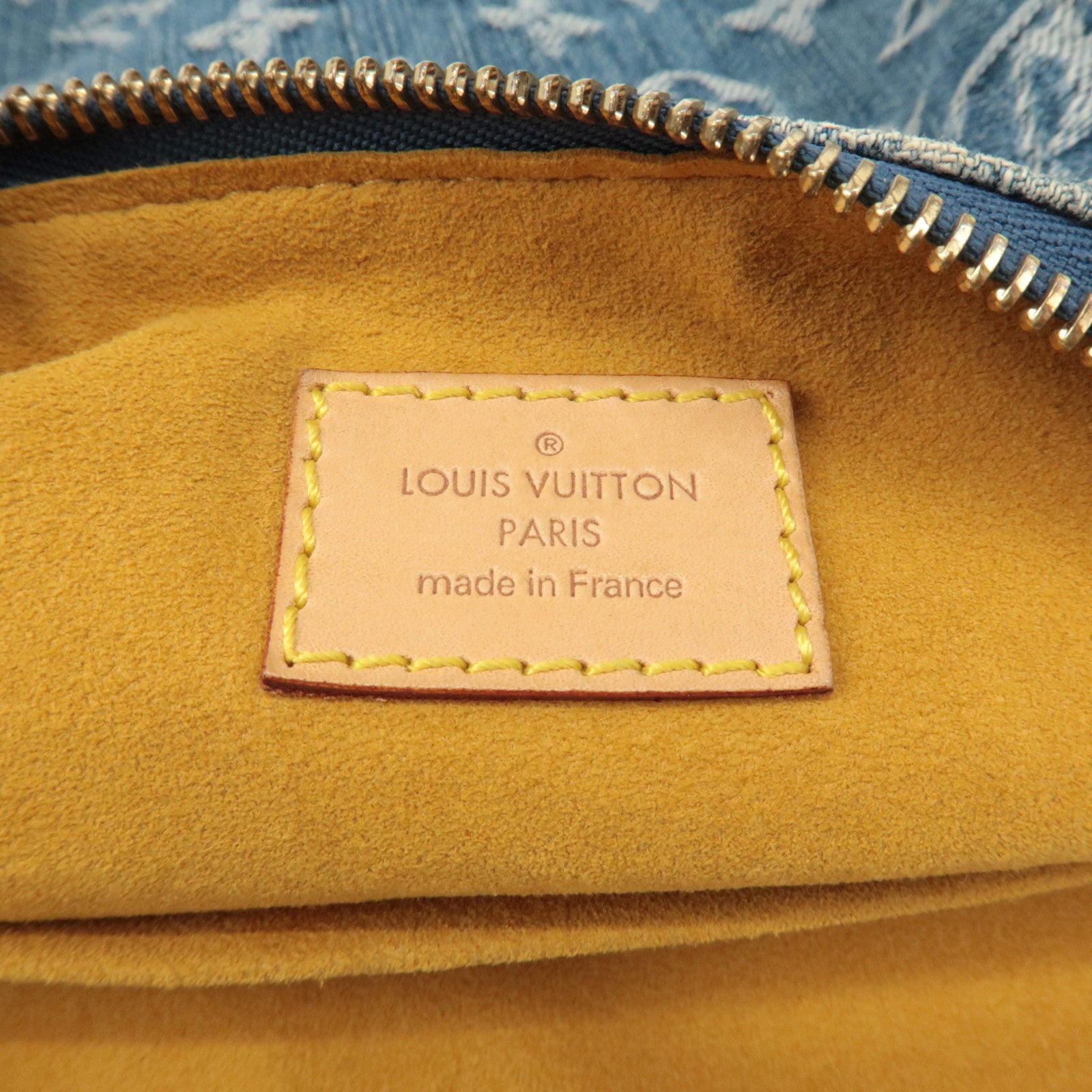 Louis Vuitton Monogram Denim Baggy PM 2Way Bag Shoulder Bag M95049 Used