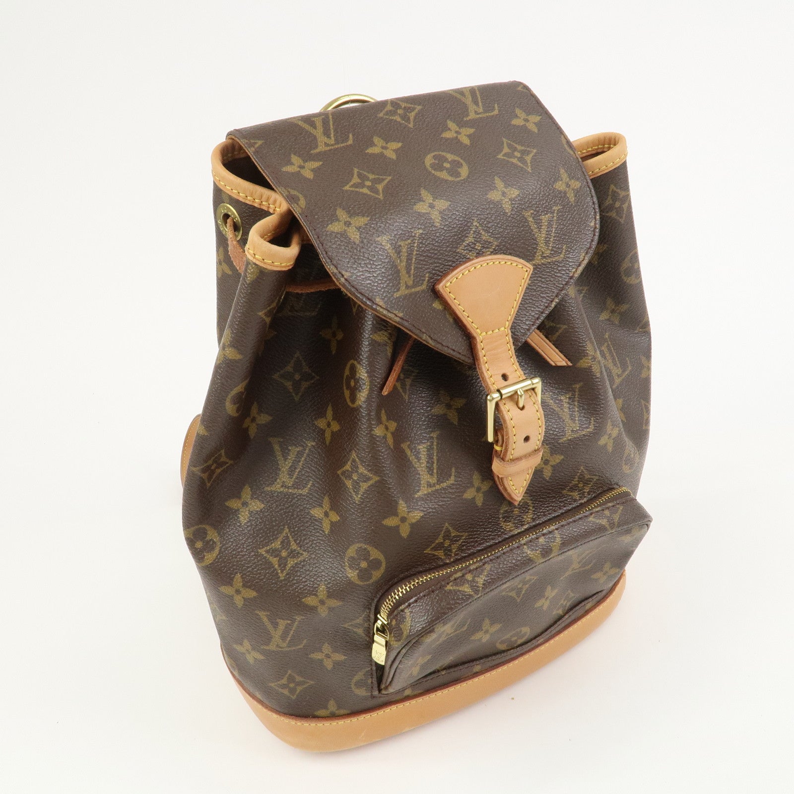 Louis Vuitton Monogram Montsouris MM Backpack Brown M51136