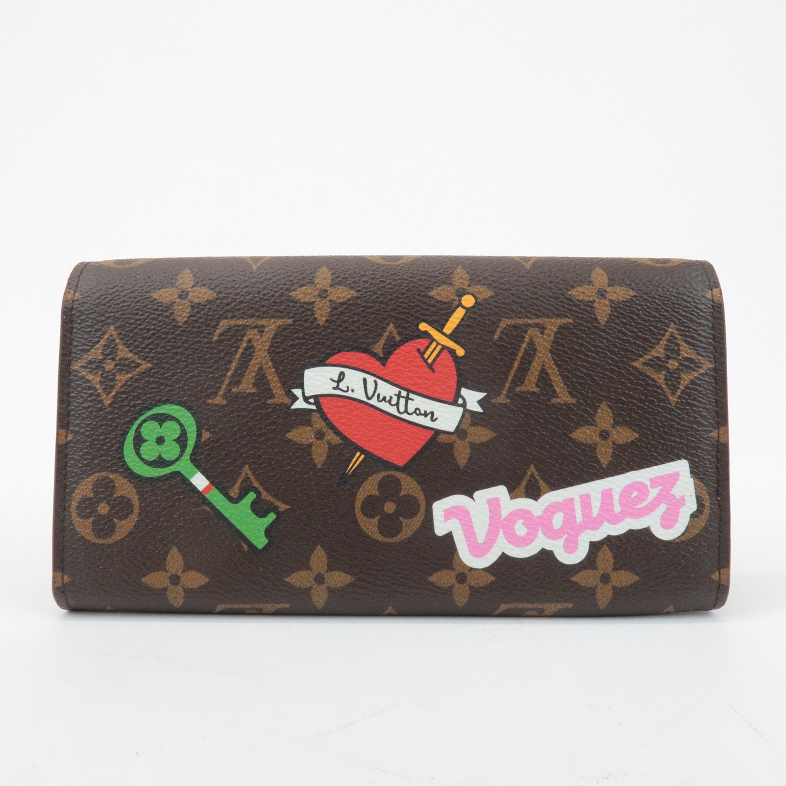 Louis Vuitton Monogram LV Stories Portefeuille Sarah Long Wallet M63318 Used
