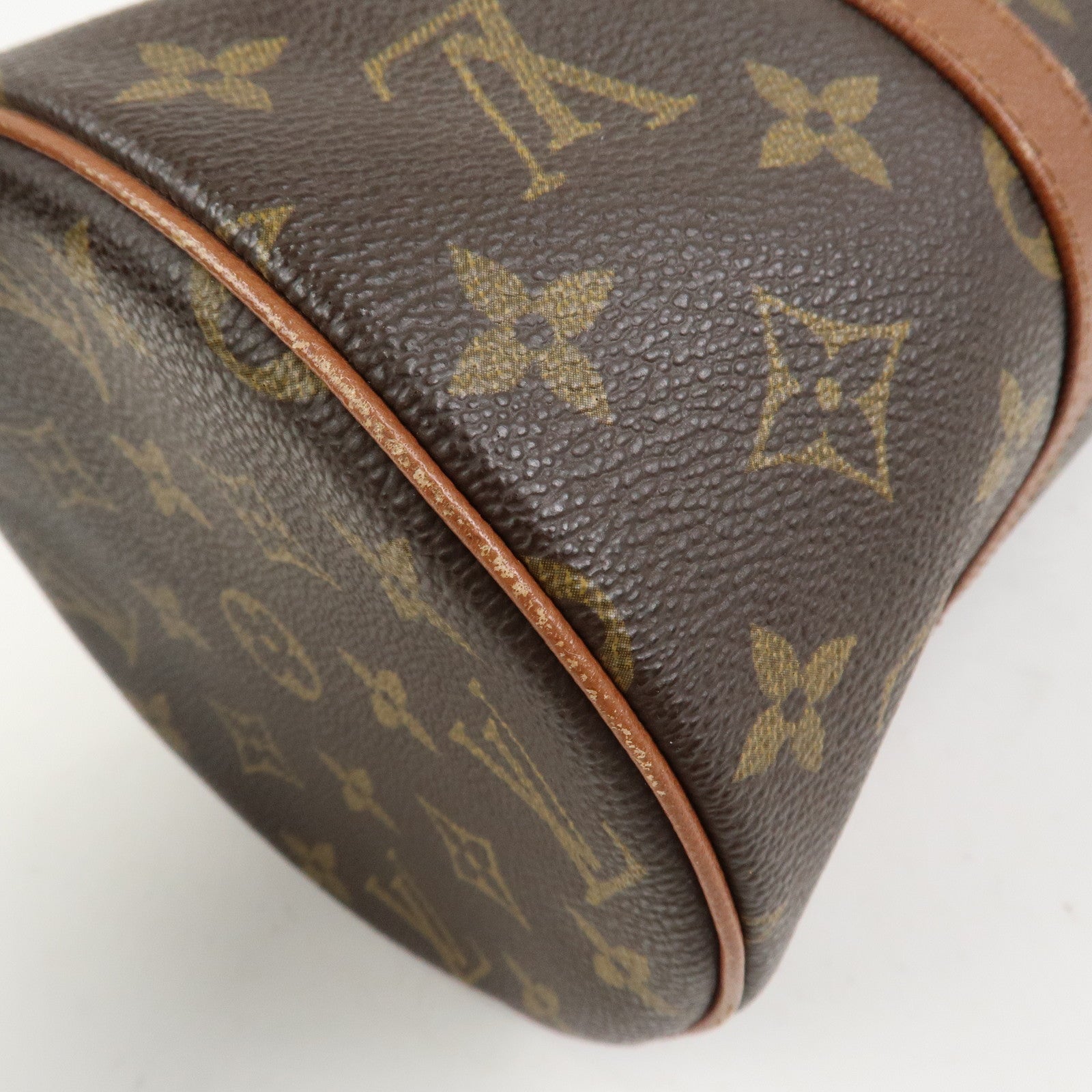 Louis Vuitton Monogram Papillon 30 Hand Bag Brown M51365