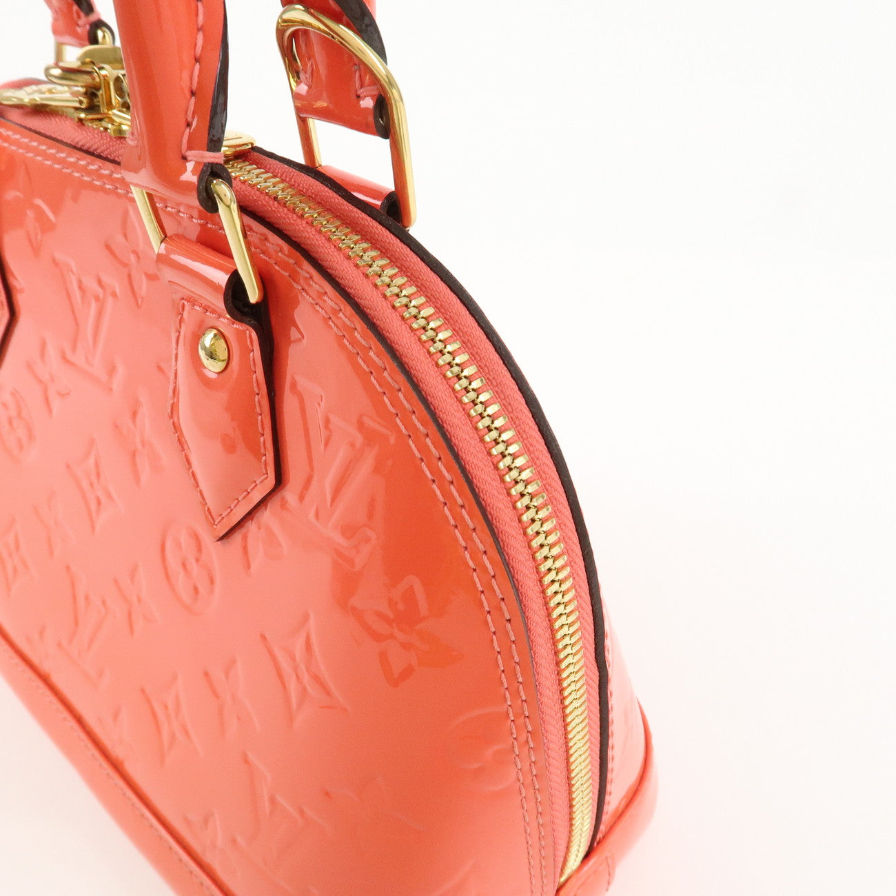 Louis Vuitton Monogram Vernis Alma BB 2Way Bag Rose Rich M90259 Used