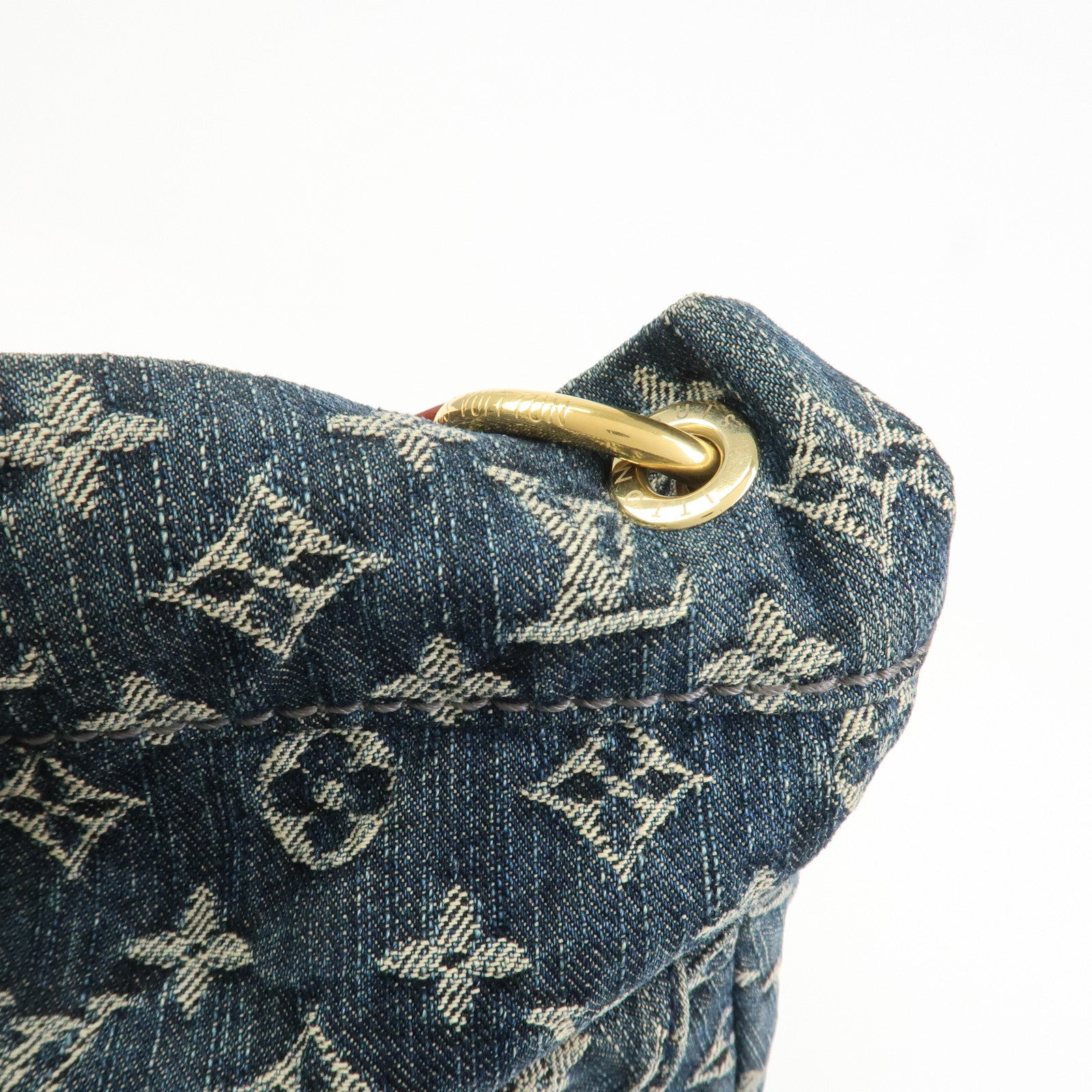 Louis Vuitton Monogram Denim Daily GM Shoulder Bag Hand Bag M40493