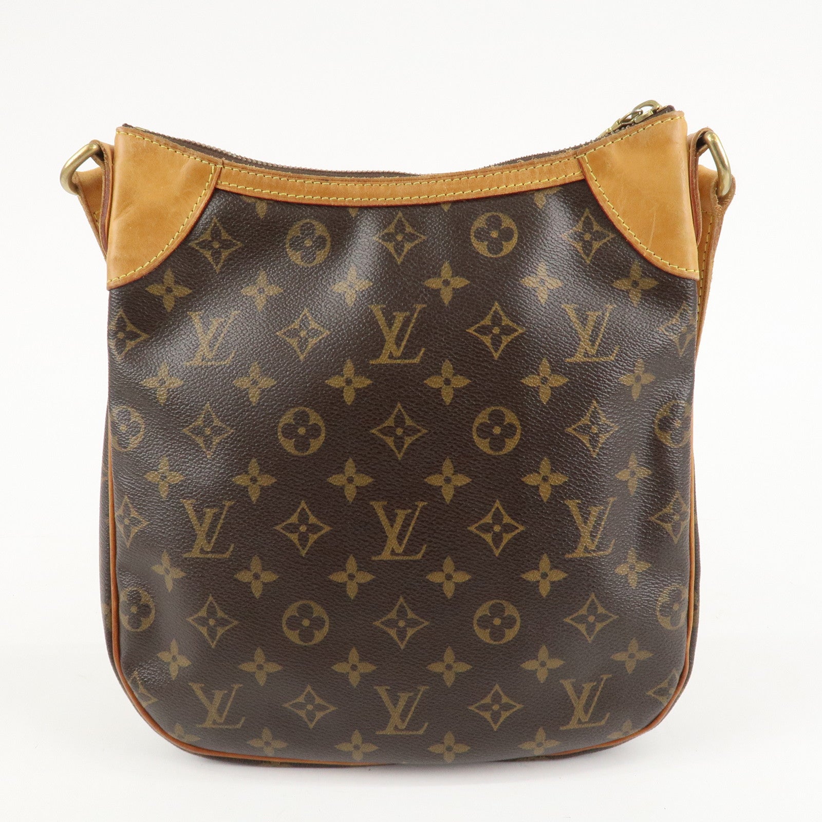 Louis Vuitton Monogram Odeon PM Shoulder Bag Brown M56390 Used
