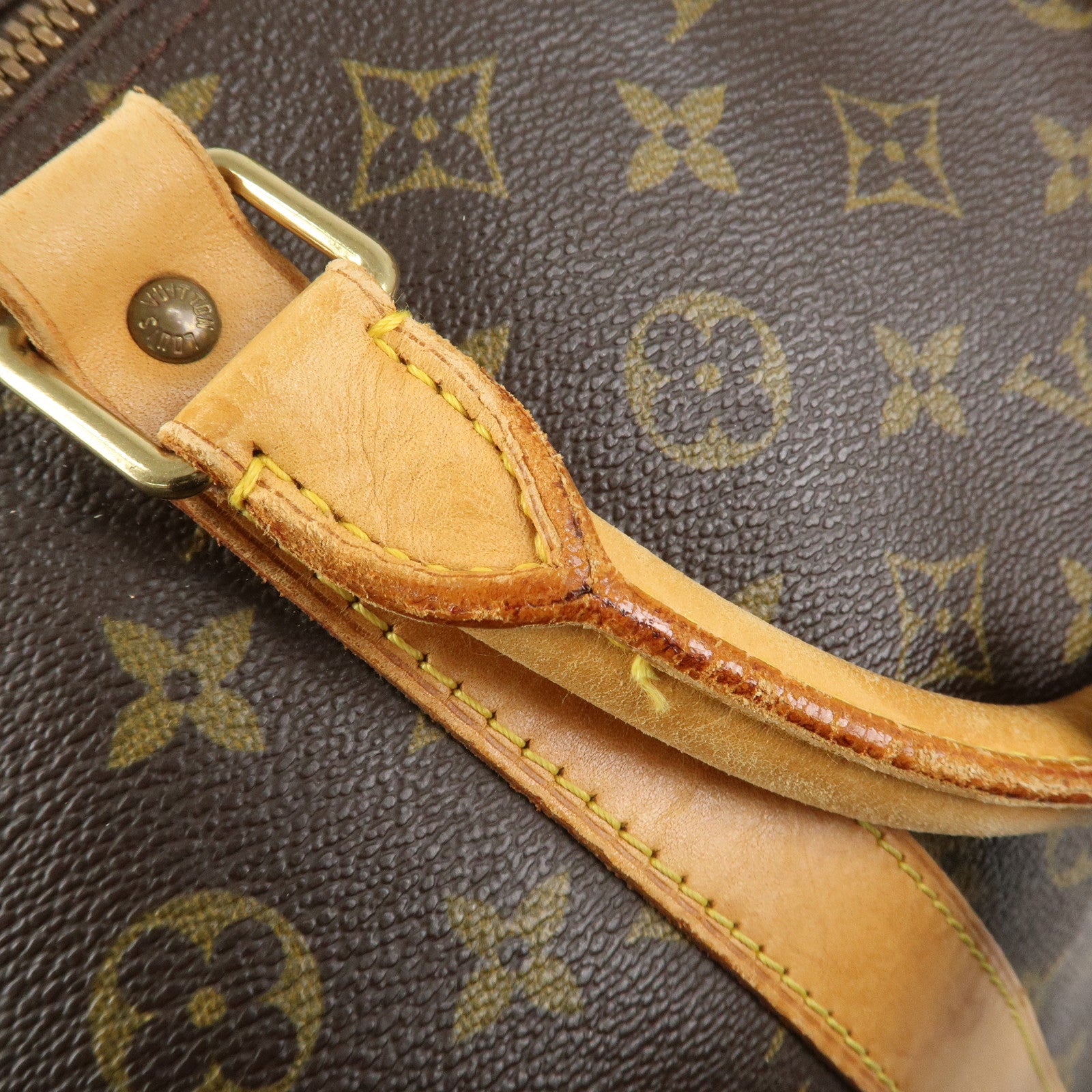 Louis Vuitton Monogram Keep All Bandouliere 60 Boston Bag M41412