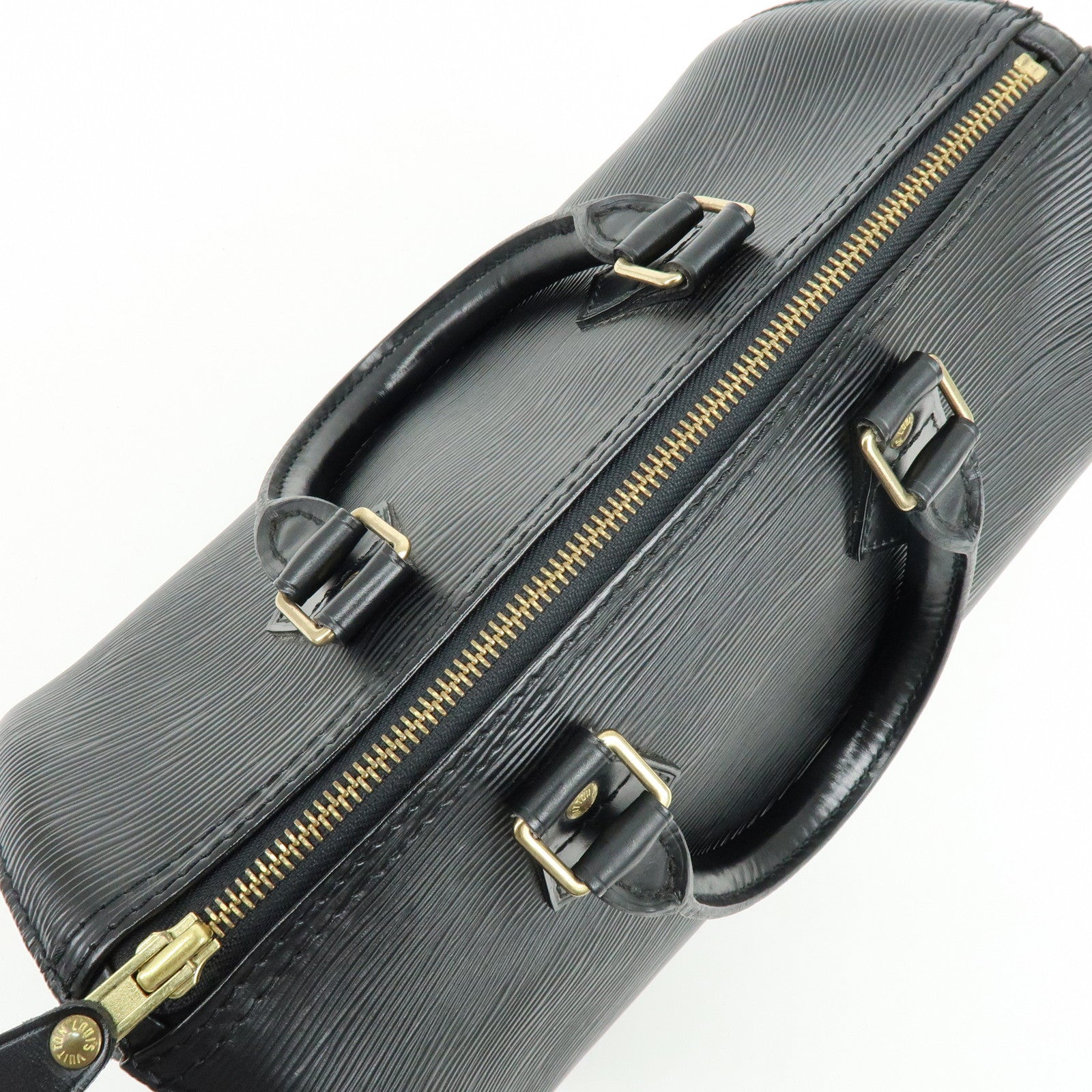 Louis Vuitton Epi Leather Speedy 25 Hand Bag Boston Bag Noir M59032
