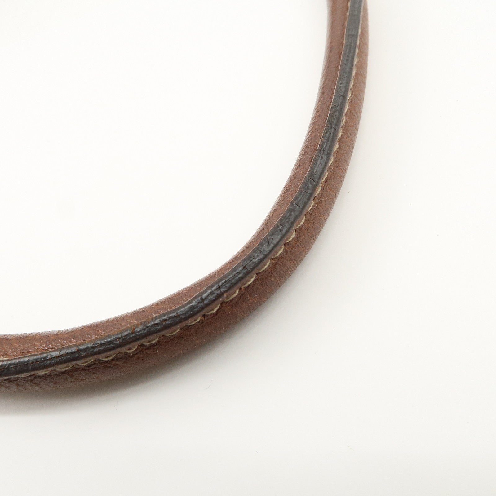 GUCCI Abbey Denim Leather Shoulder Bag Hand Bag Blue 130939 Used