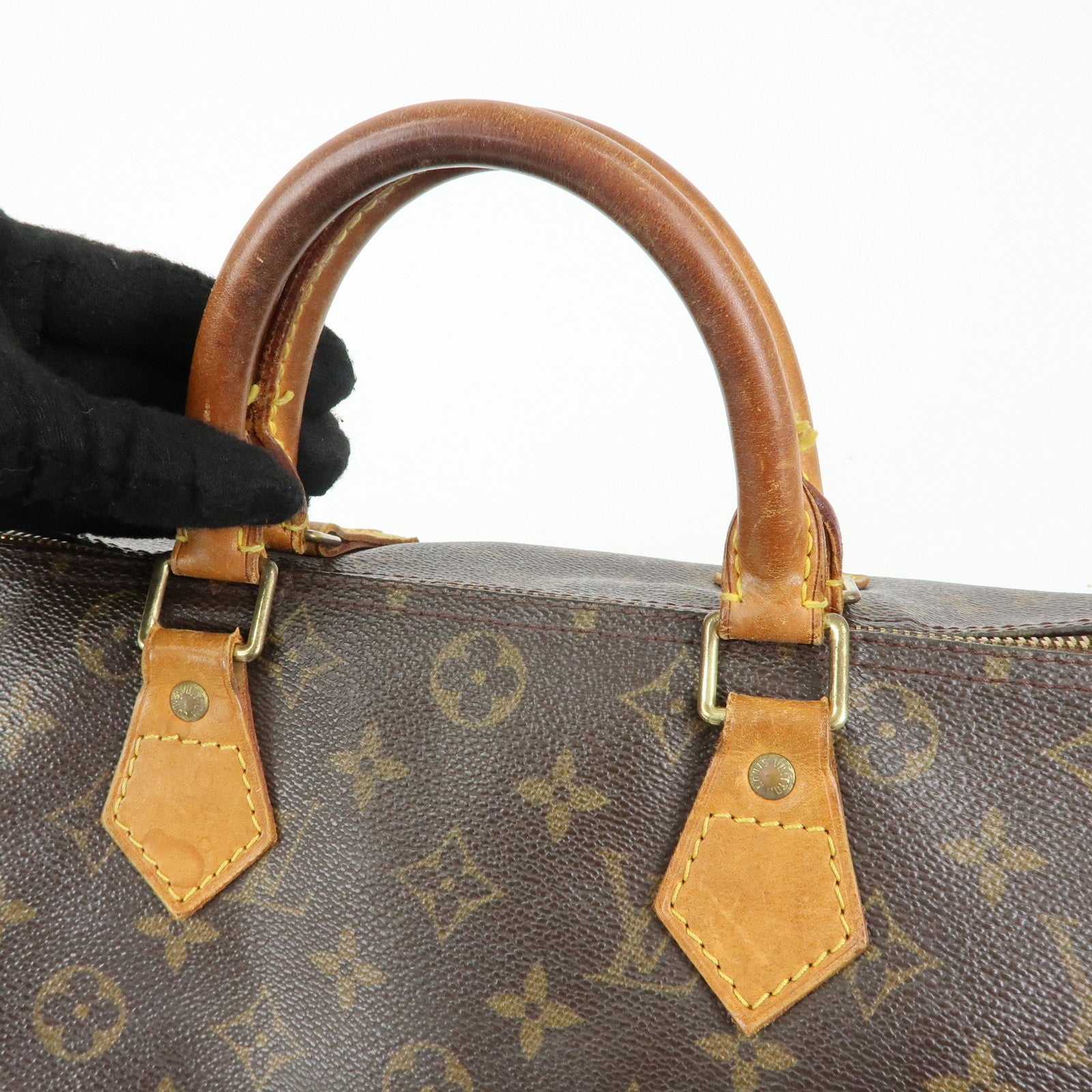 Louis Vuitton Monogram Speedy 30 Boston Bag Hand Bag Brown M41526