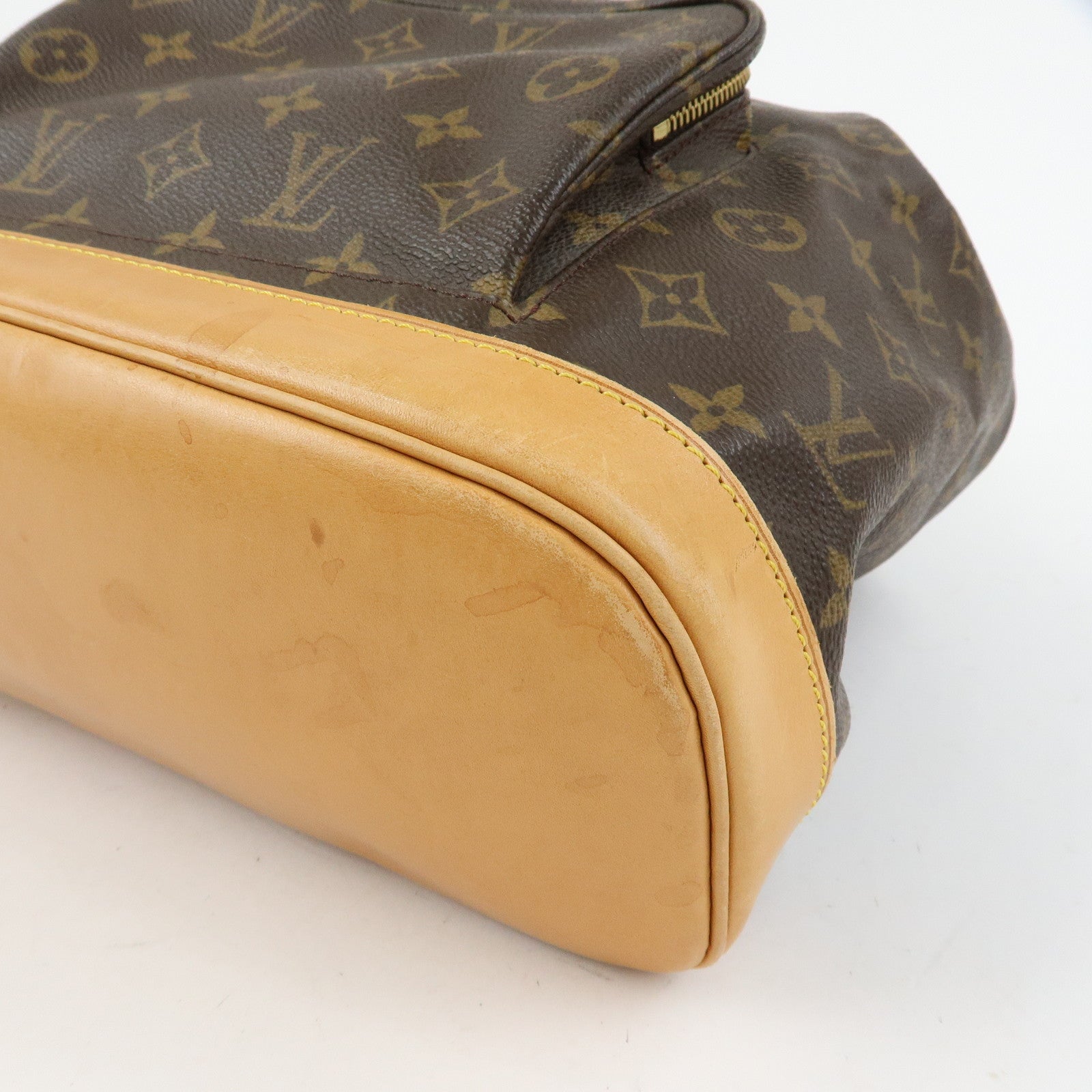 Louis Vuitton Monogram Montsouris GM Backpack Rucksack Brown M51135