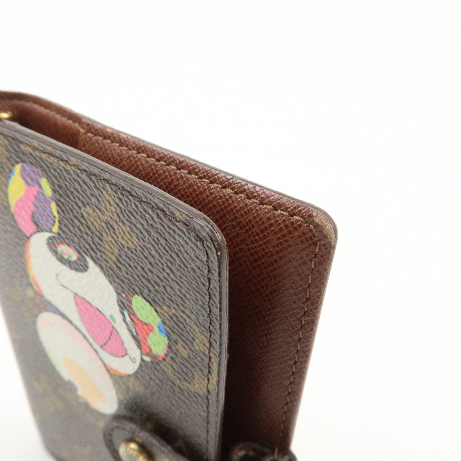 Louis Vuitton Monogram Panda Agenda PM Planner Cover Brown R20011 Used