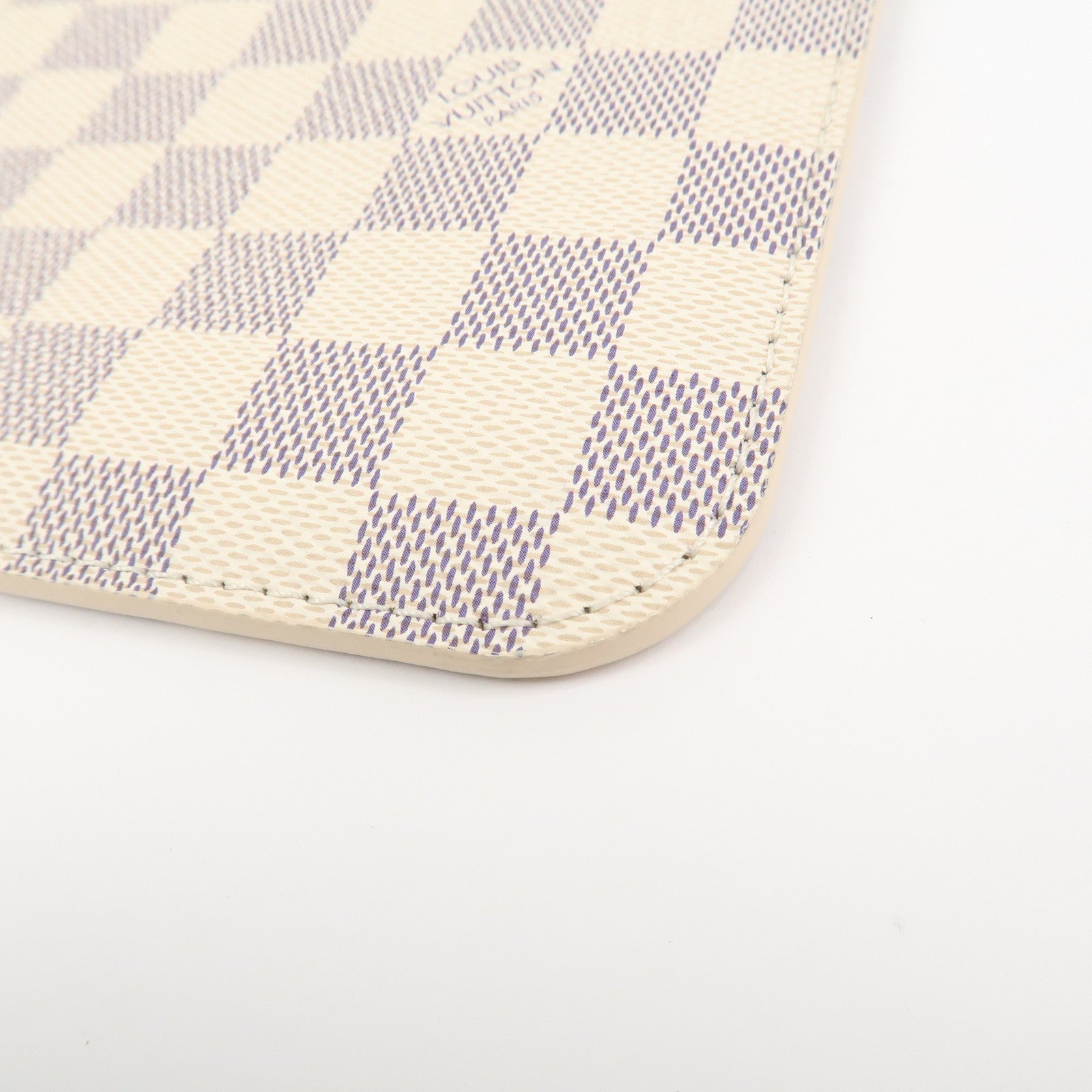 Louis Vuitton Damier Azur Canvas Pouch for Neverfull MM Tote Bag