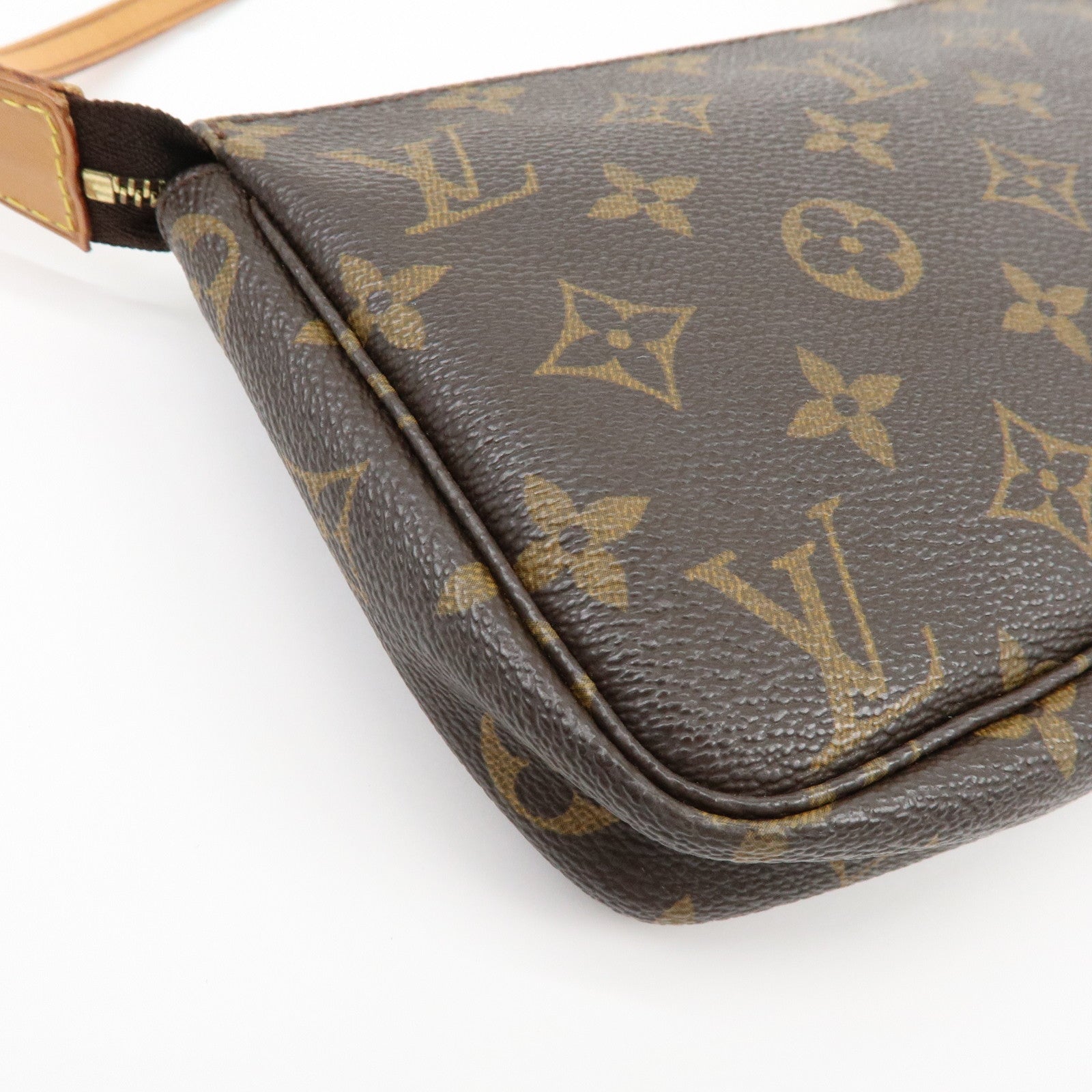 Louis Vuitton Monogram Pochette Accessoires Pouch Hand Bag M51980