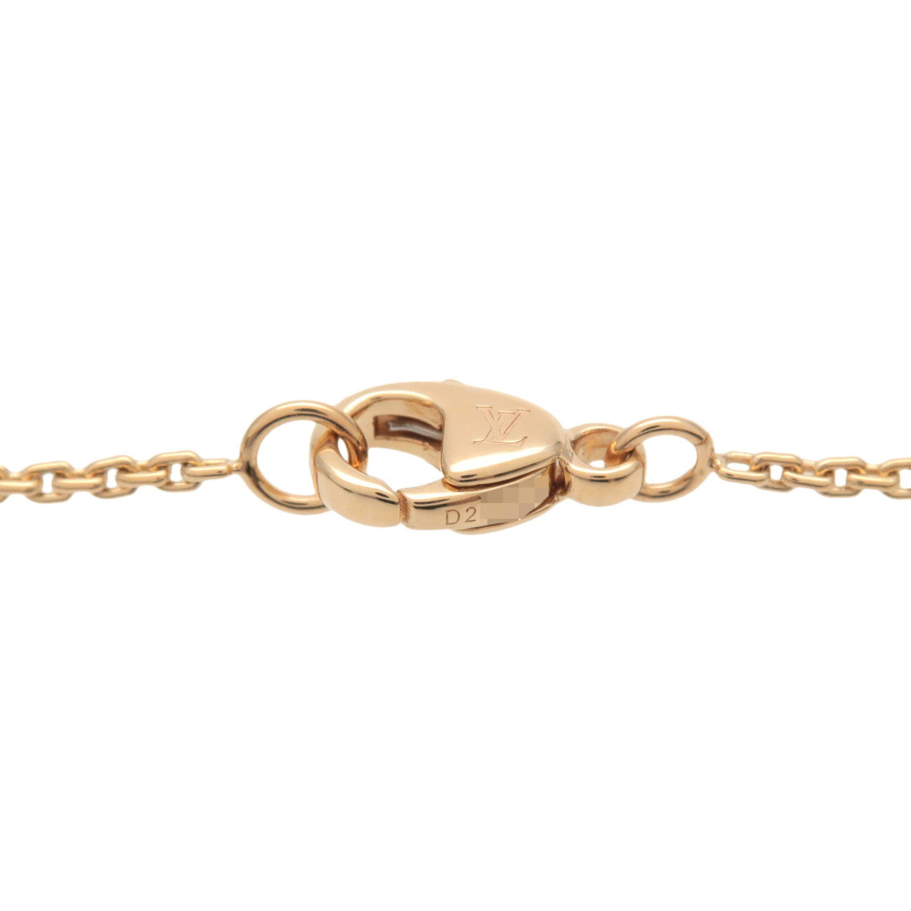 Louis Vuitton Idylle Blossom 1P Diamond Necklace 750YG Q93626