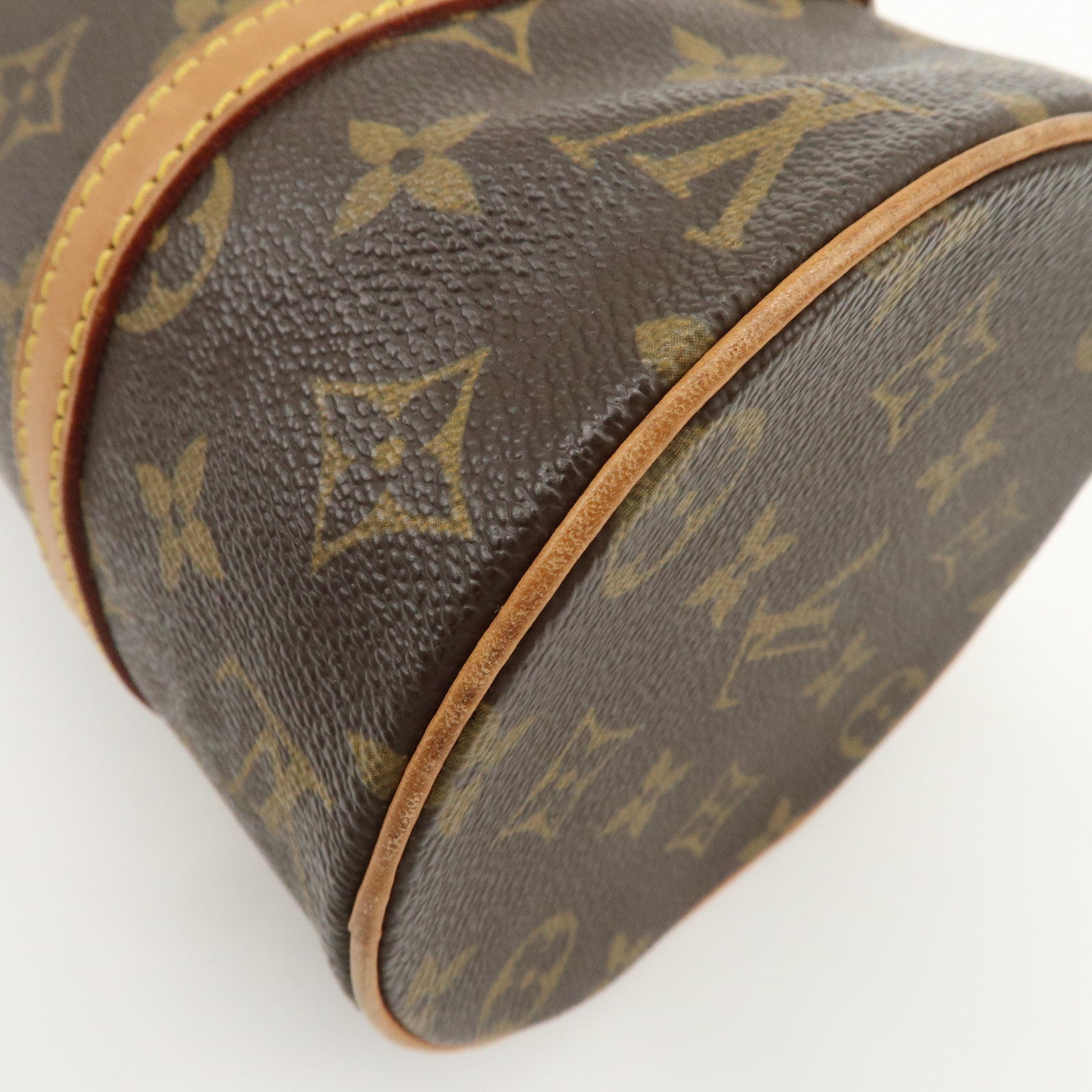 Louis Vuitton Monogram Papillon 26 Hand Bag Brown M51386