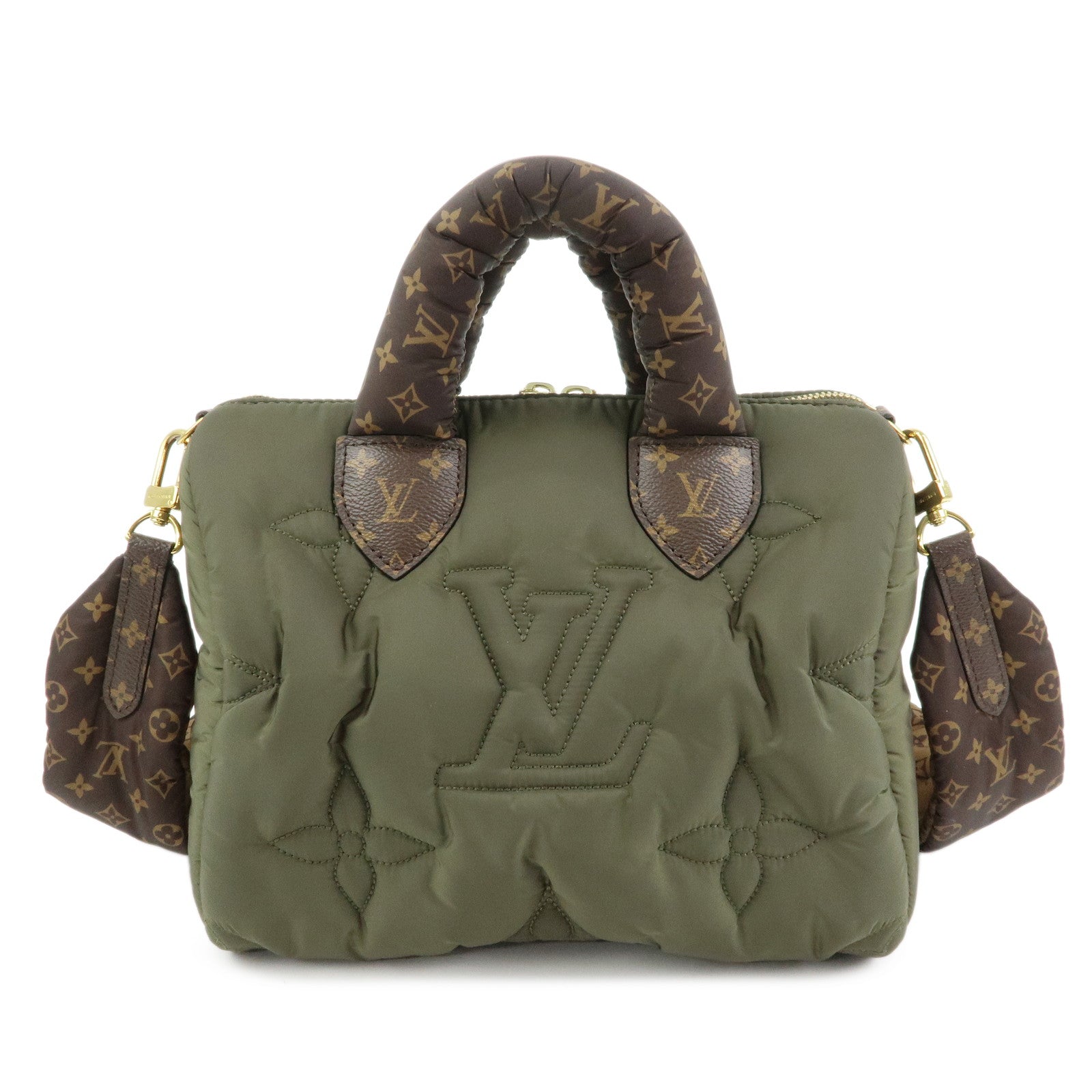 Louis Vuitton LV Pillow Speedy Bandouliere 25 2Way Bag Khaki M59009