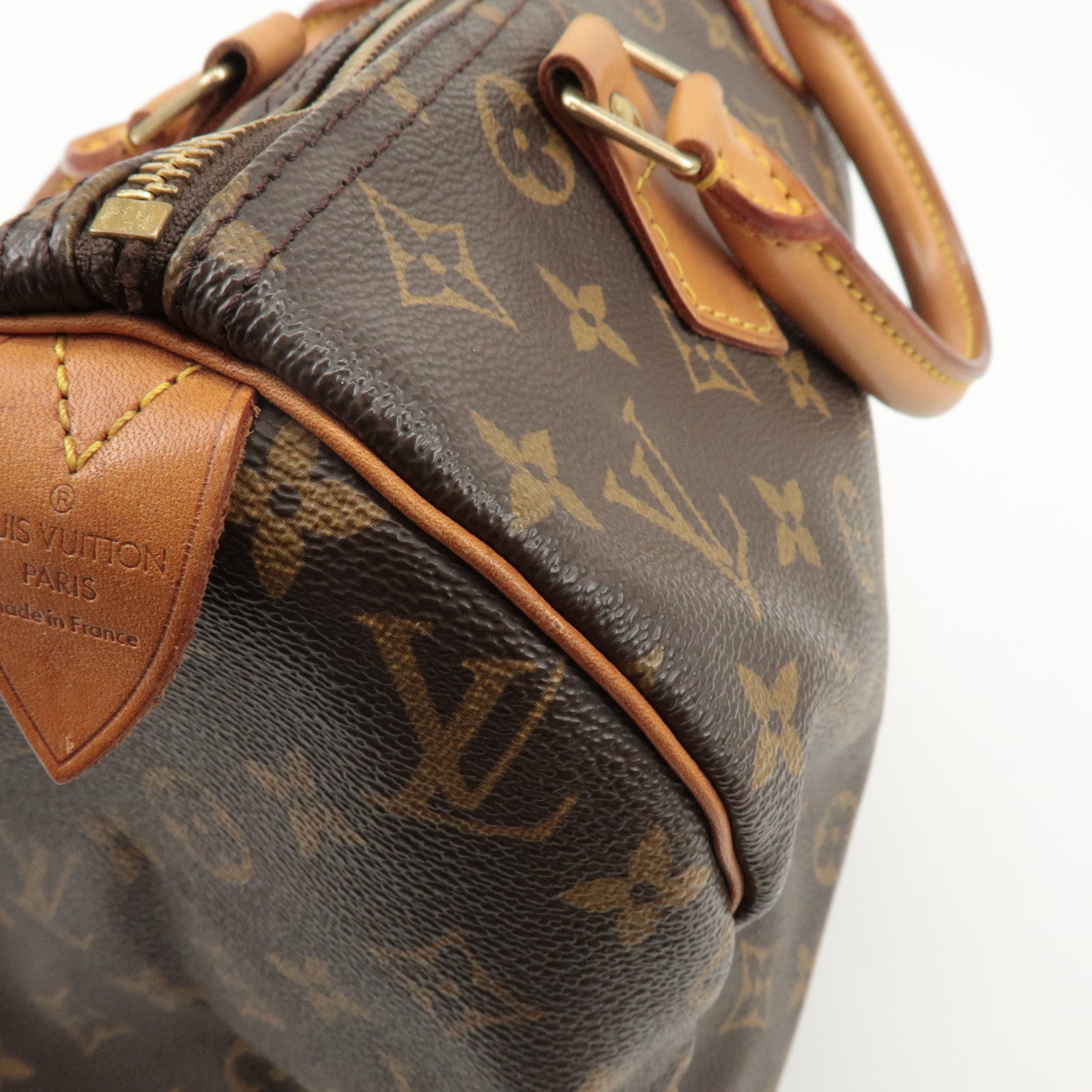 Louis Vuitton Monogram Speedy 30 Hand Bag Boston Bag M41526 Used