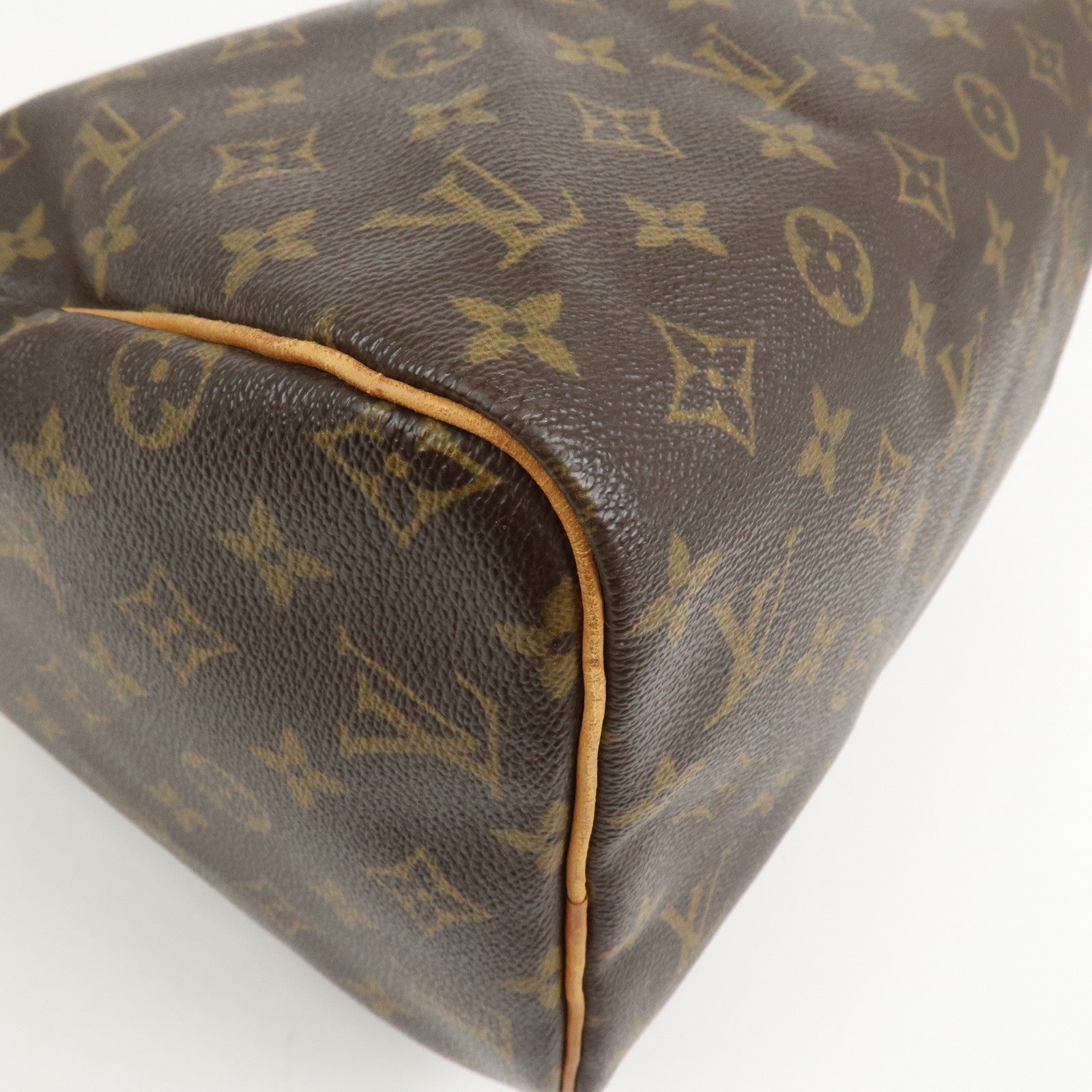 Louis Vuitton Monogram Speedy 30 Boston Bag Hand Bag Brown M41526