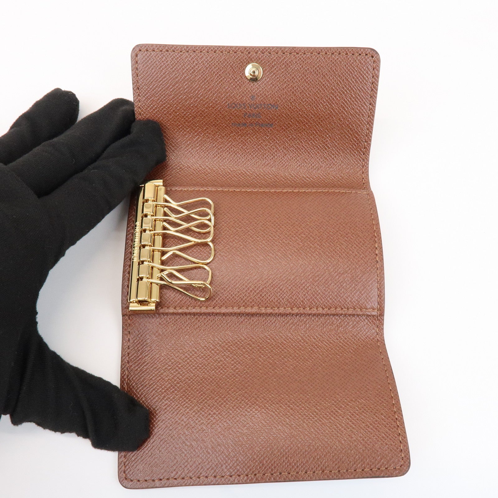 Louis Vuitton Monogram Canvas Multicles 6 Key Case Brown M62630