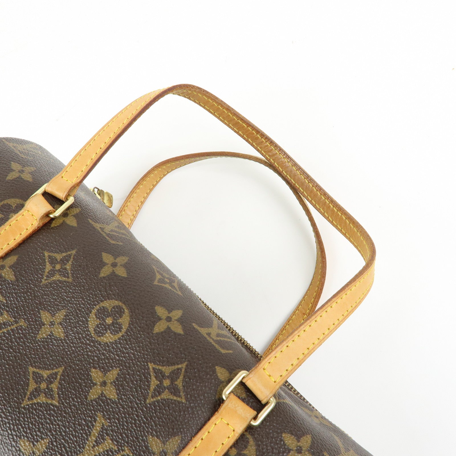 Louis Vuitton Monogram Papillon 26 Hand Bag Brown M51386