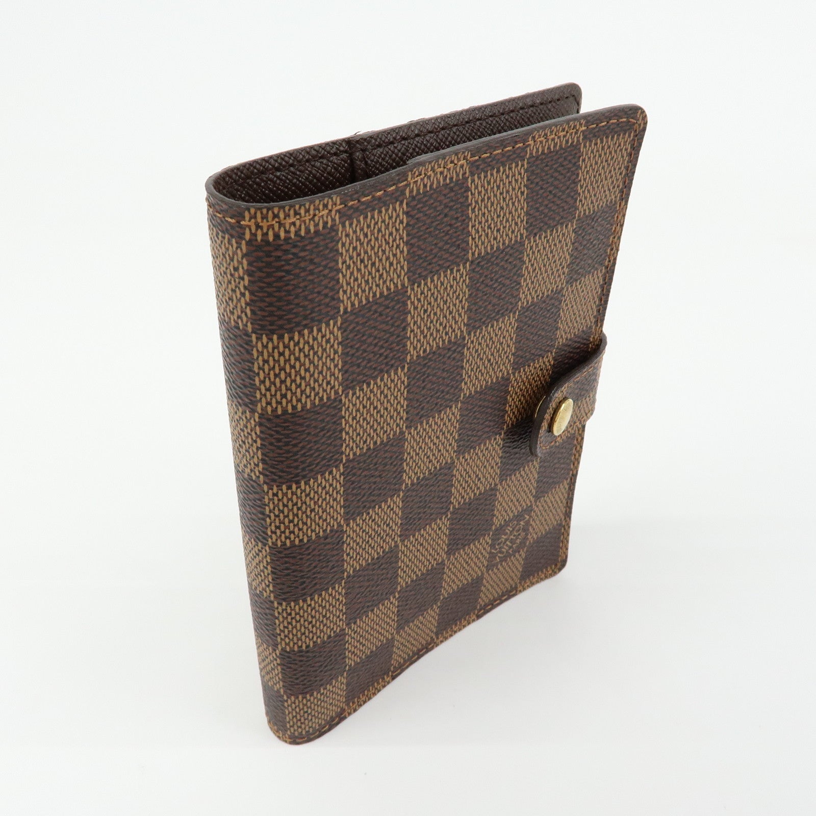 Louis Vuitton Damier Ebene Agenda PM Planner Cover Brown R20700