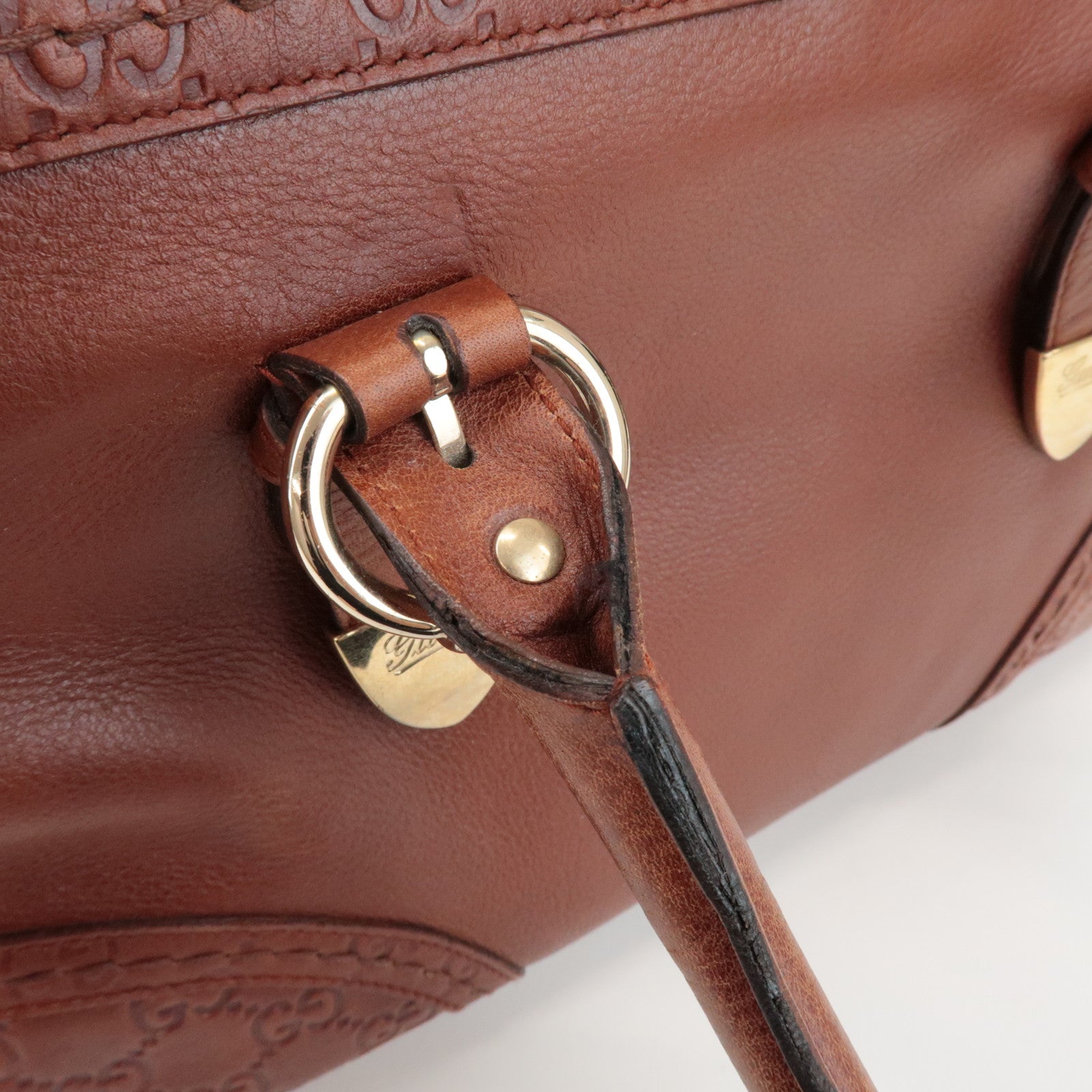 GUCCI Guccissima Leather Tote Bag Hand Bag Brown 181511