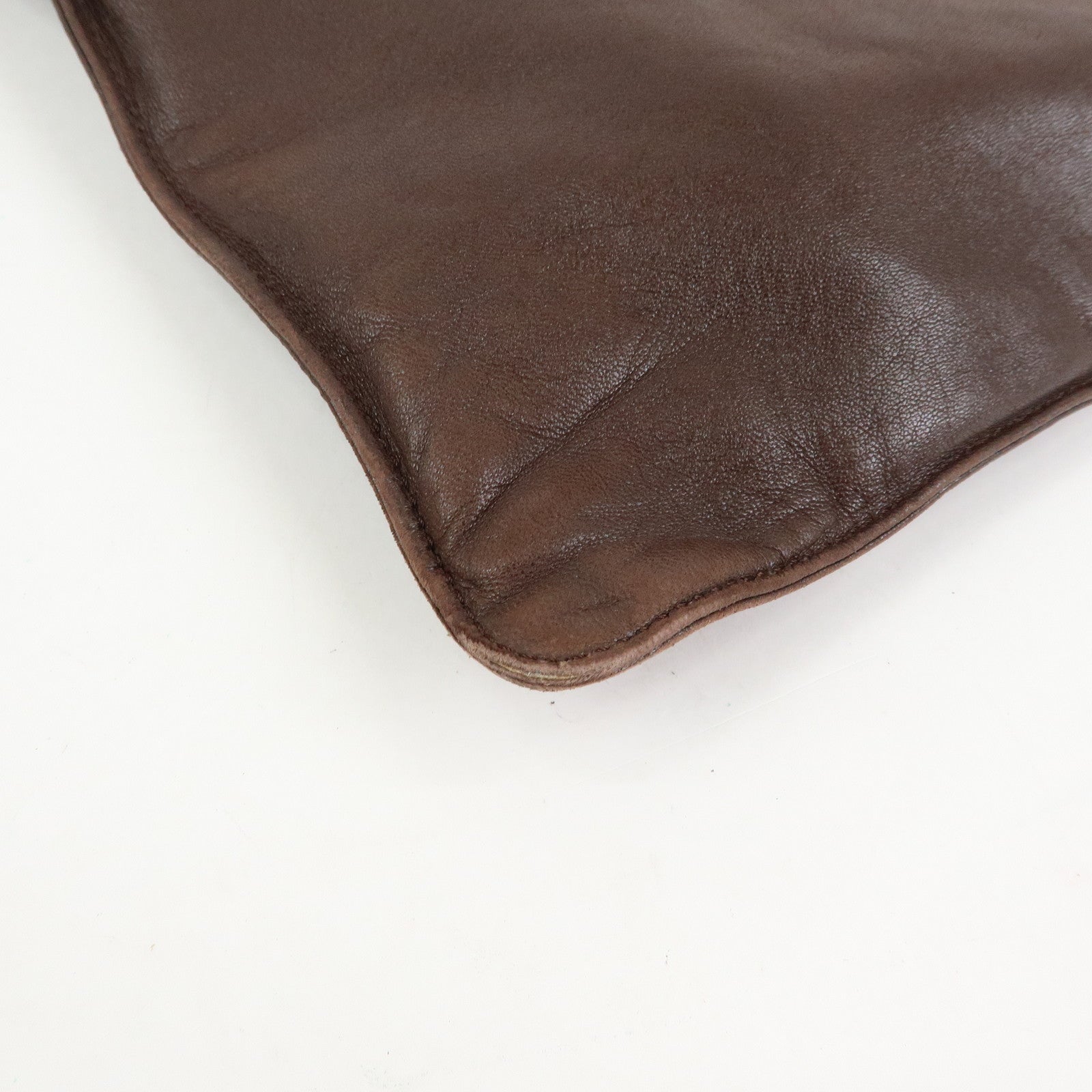 LOEWE Nappa Leather Tote Bag Hand Bag Brown