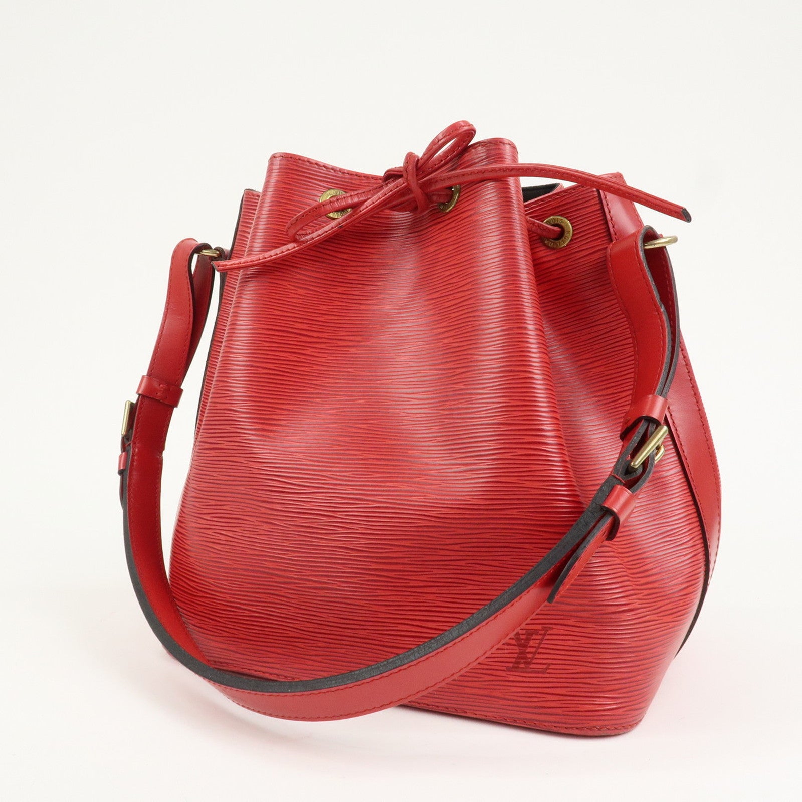 Louis Vuitton Epi Petit Noe Shoulder Bag Castilian Red M44107